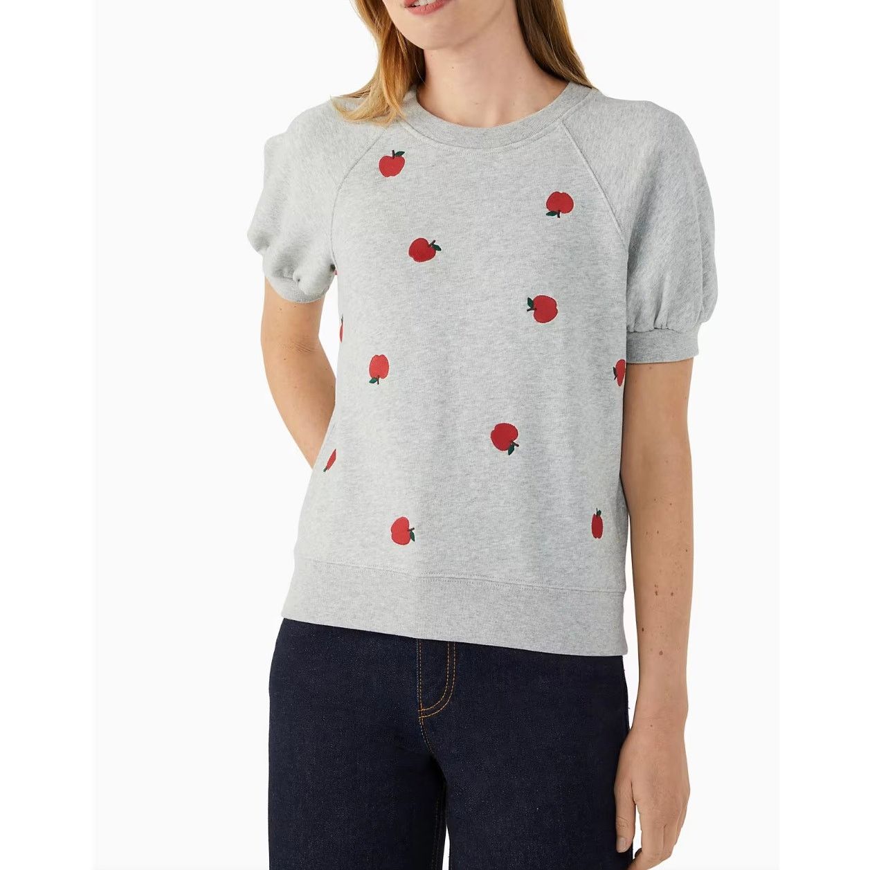 Kate Spade Kate Spade Apple Embroidered Pullover XS Size XS / US 0-2 / IT 36-38 - 7 Thumbnail