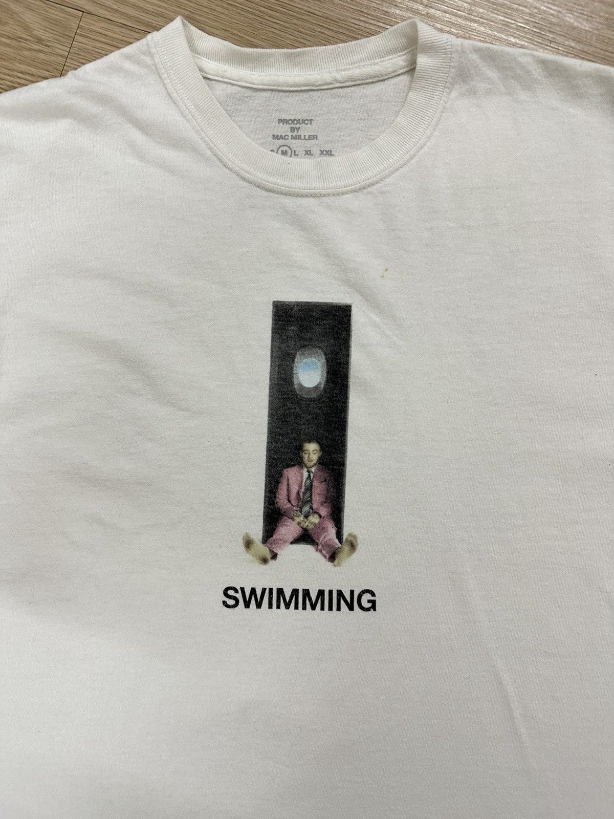Mac Miller × Rap Tees Mac Miller Swimming 2018 Album Tee Size US M / EU 48-50 / 2 - 3 Thumbnail