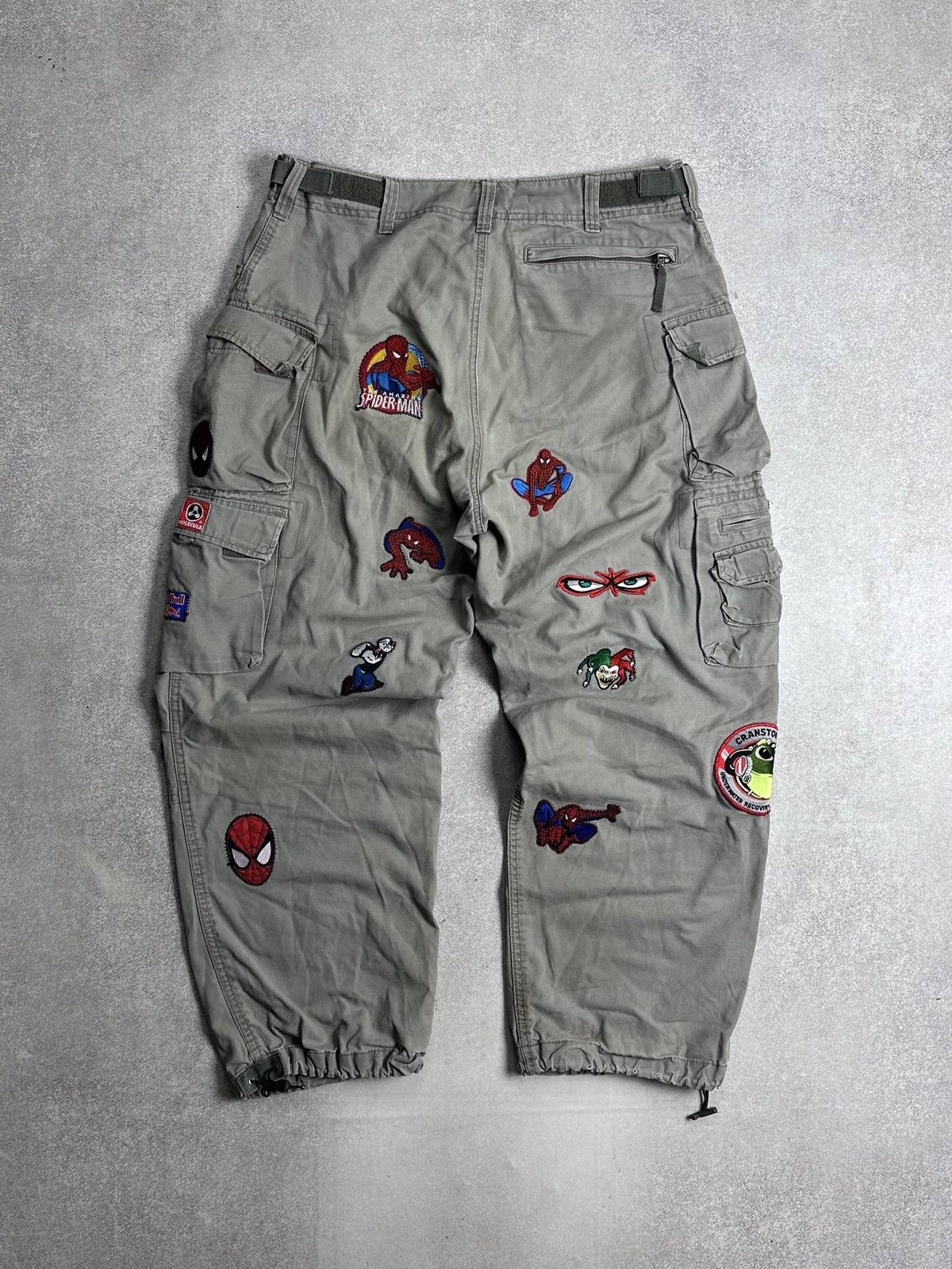 Vintage Vintage Molecule Baggy Patchwork Cargo Pants 35 Size US 35 - 3 Thumbnail