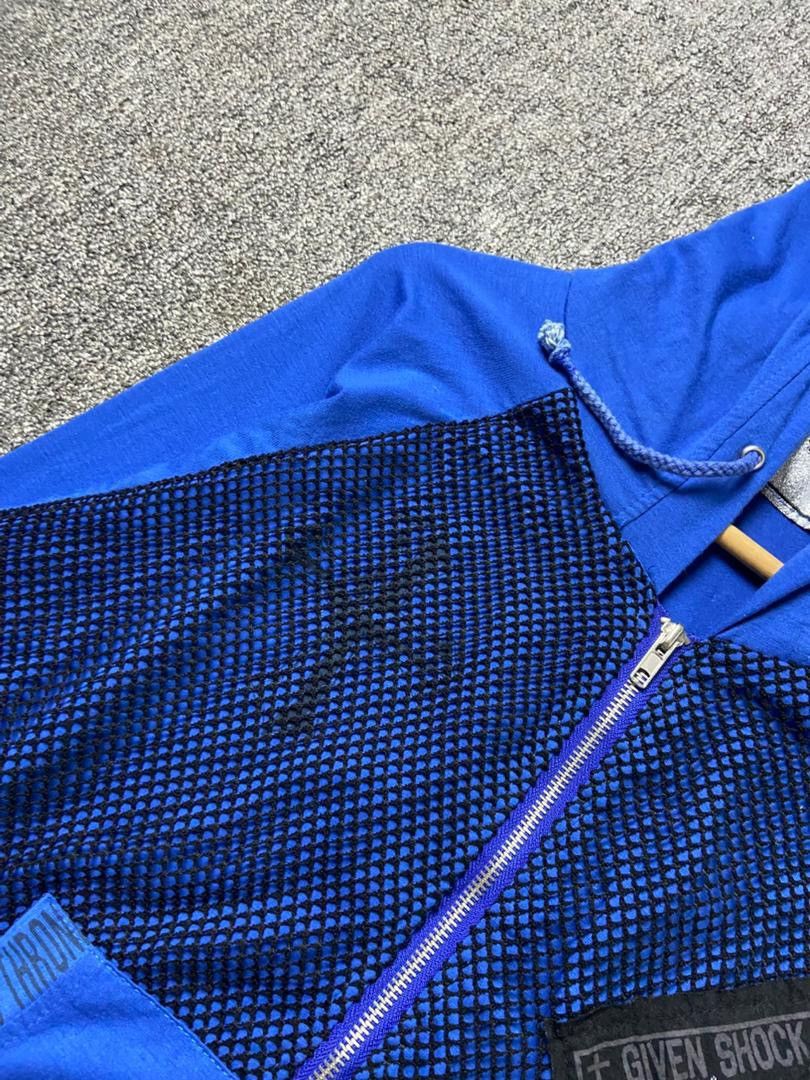 Japanese Brand Rich Or Die Brand Mesh Overlay Light Jacket (196) Size US S / EU 44-46 / 1 - 6 Thumbnail