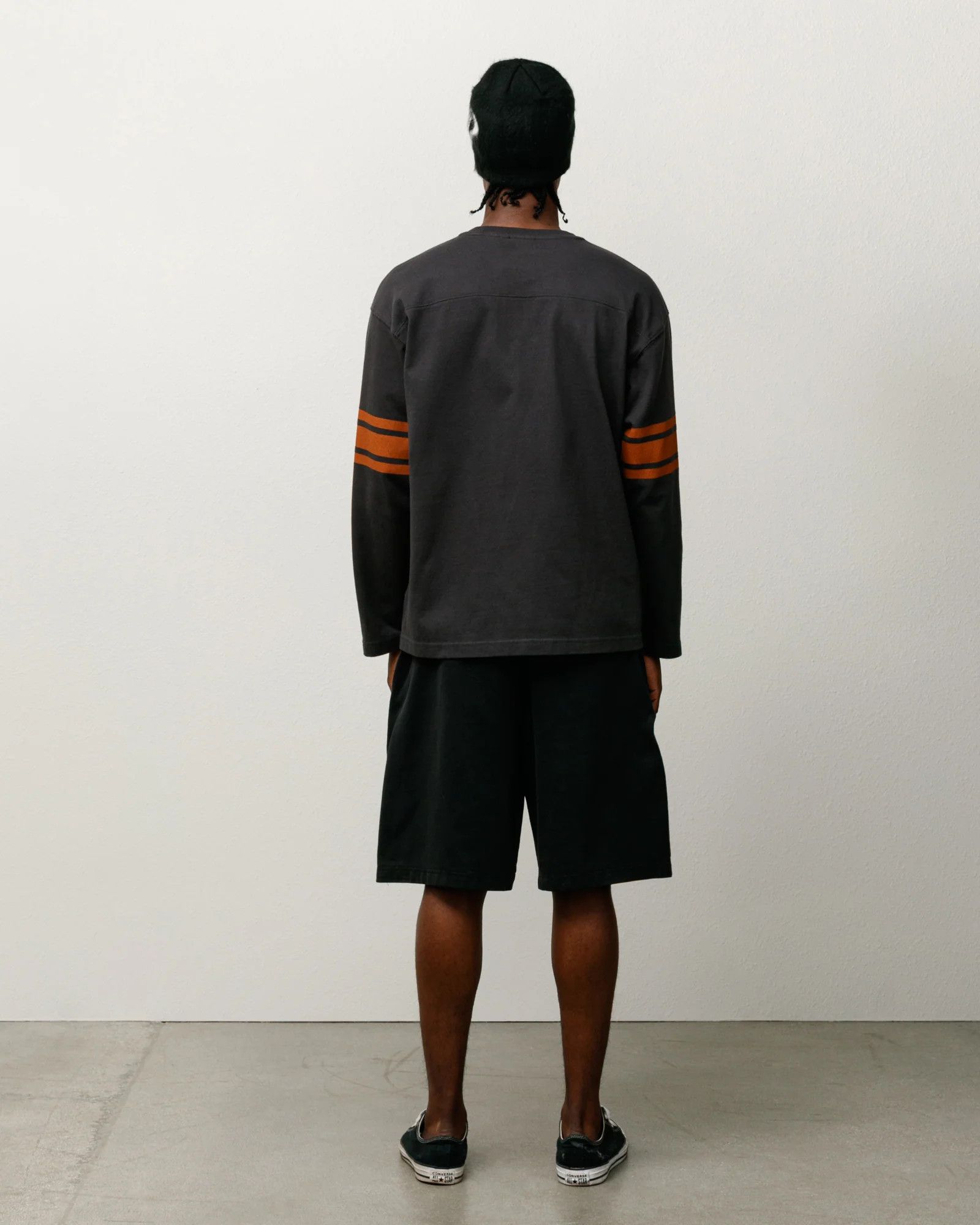Stussy Stüssy Football Crew Black Size US L / EU 52-54 / 3 - 3 Thumbnail