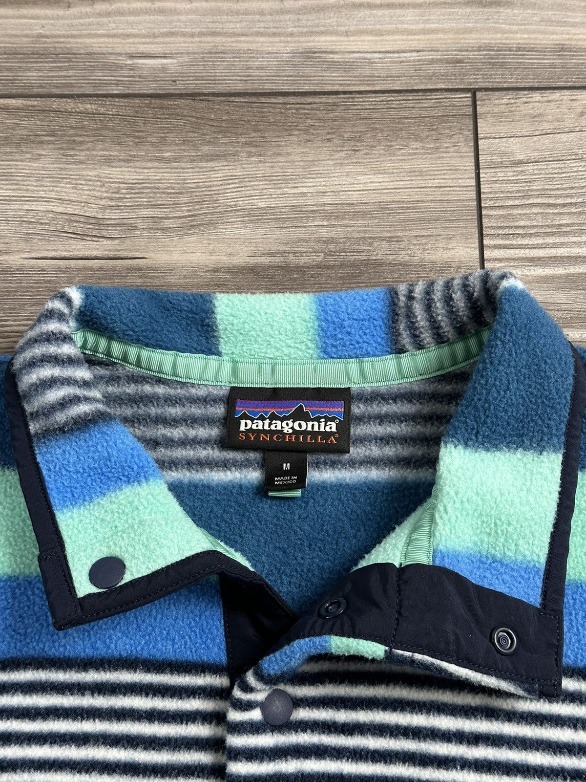 Patagonia Patagonia Striped Synchilla Fleece Size US M / EU 48-50 / 2 - 3 Thumbnail