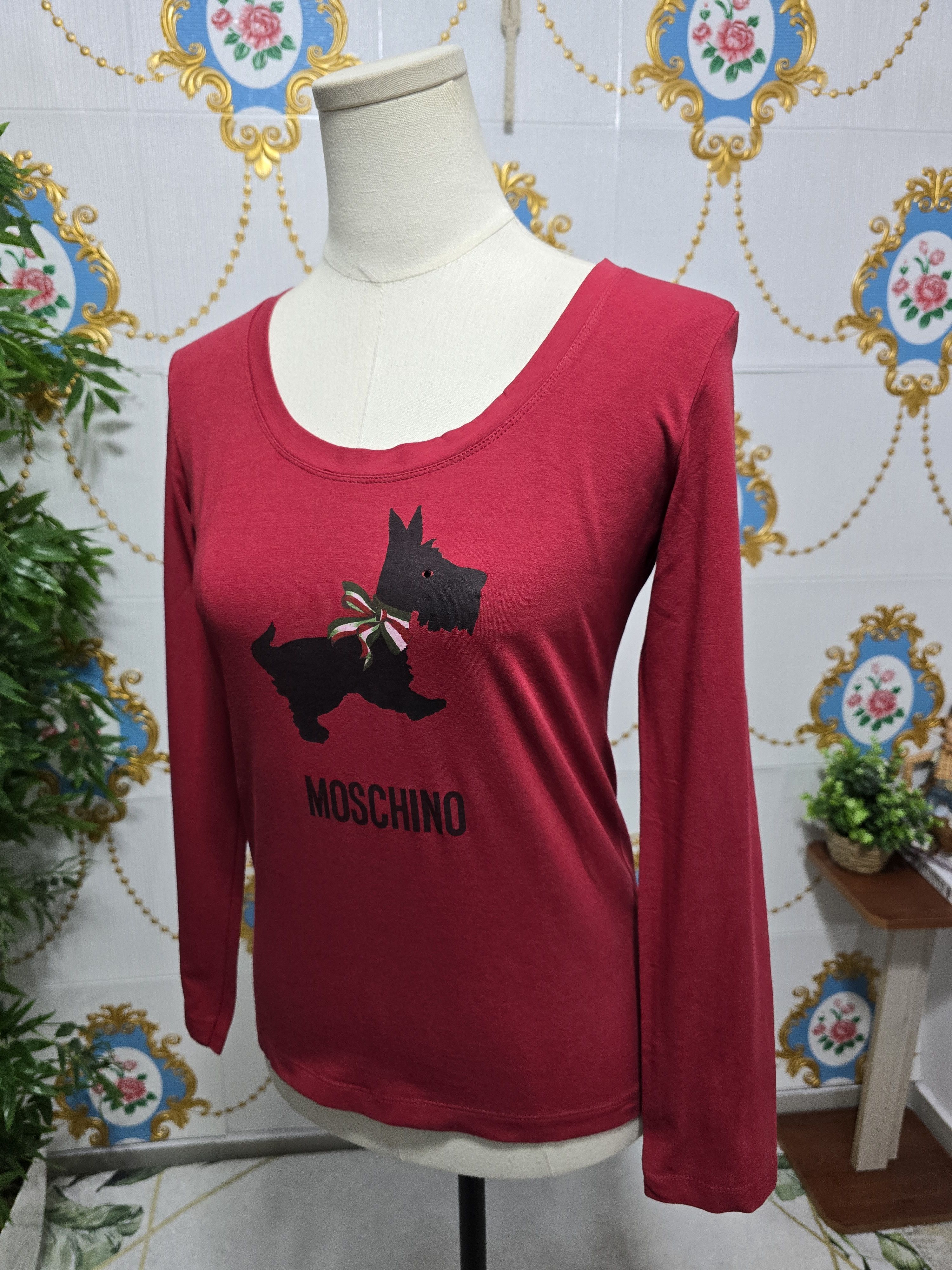 Moschino × Vintage MOSCHINO vintage RARE blouse women size MEDIUM Size L / US 10 / IT 46 - 7 Thumbnail