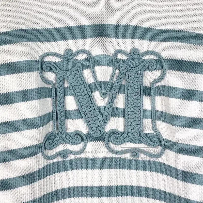 Max Mara MaxMara Striped Cotton Sweater for Women . Size M / US 6-8 / IT 42-44 - 4 Thumbnail