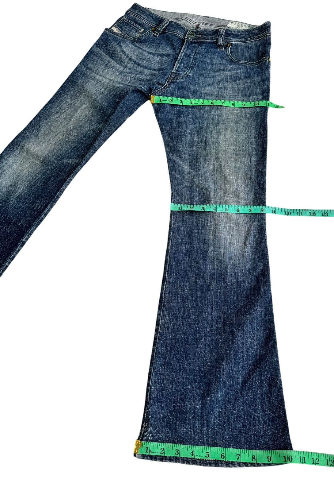 Diesel Vintage Super Flare Diesel Distressed Jeans Size US 32 / EU 48 - 15 Thumbnail