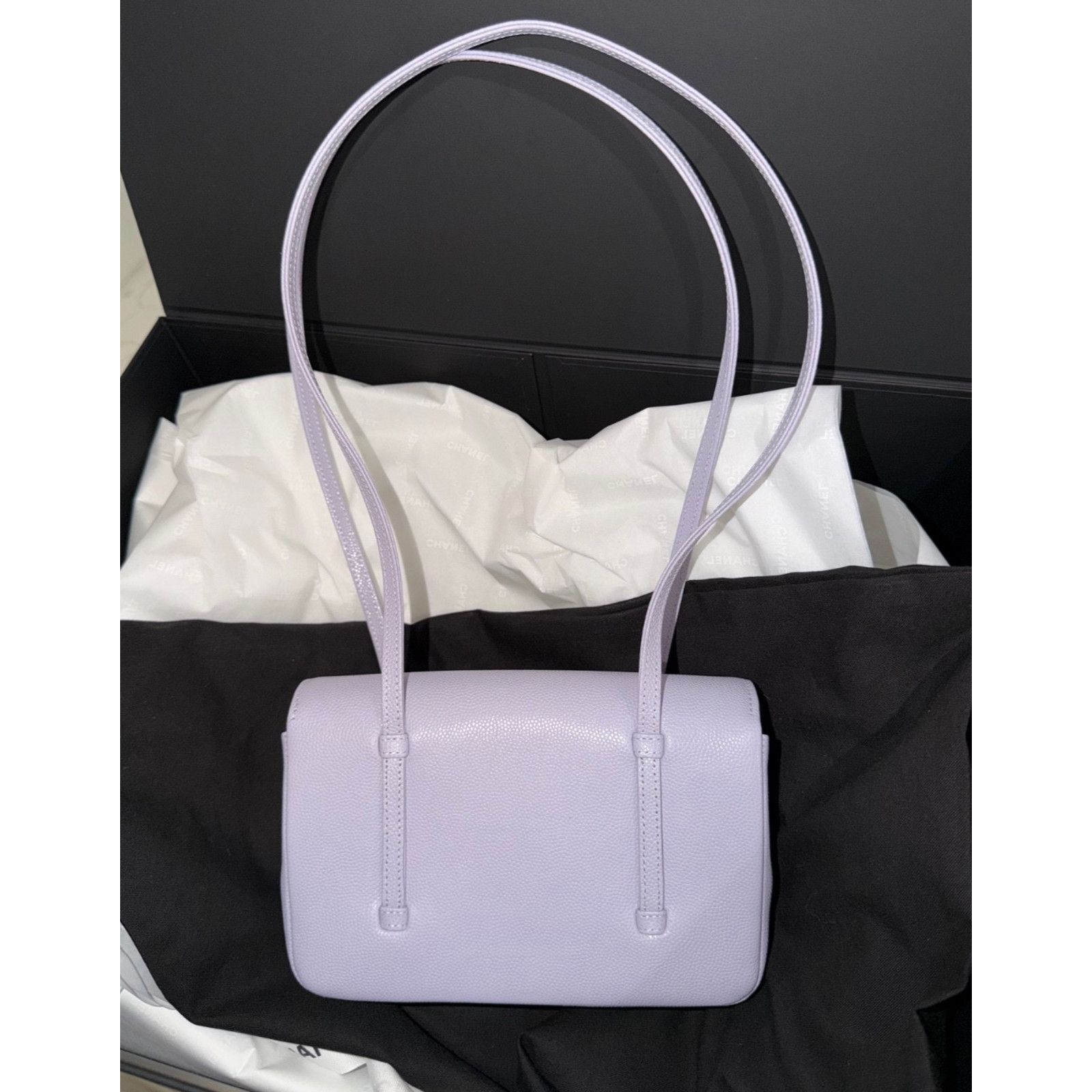 Chanel Chanel 26S Preppy Coco Mini Purple Caviar Leather Gold CC Lg Size ONE SIZE - 14 Thumbnail