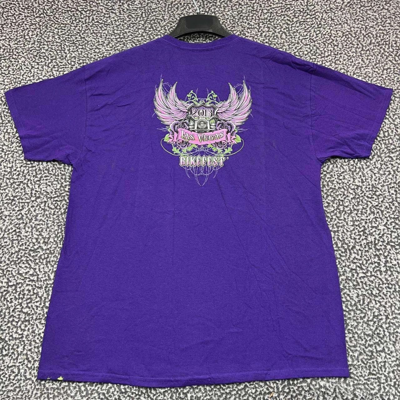 Gildan Vintage Las Vegas Bike Fest Shirt Men XL Short Sleeve Size US XL / EU 56 / 4 - 1 Thumbnail