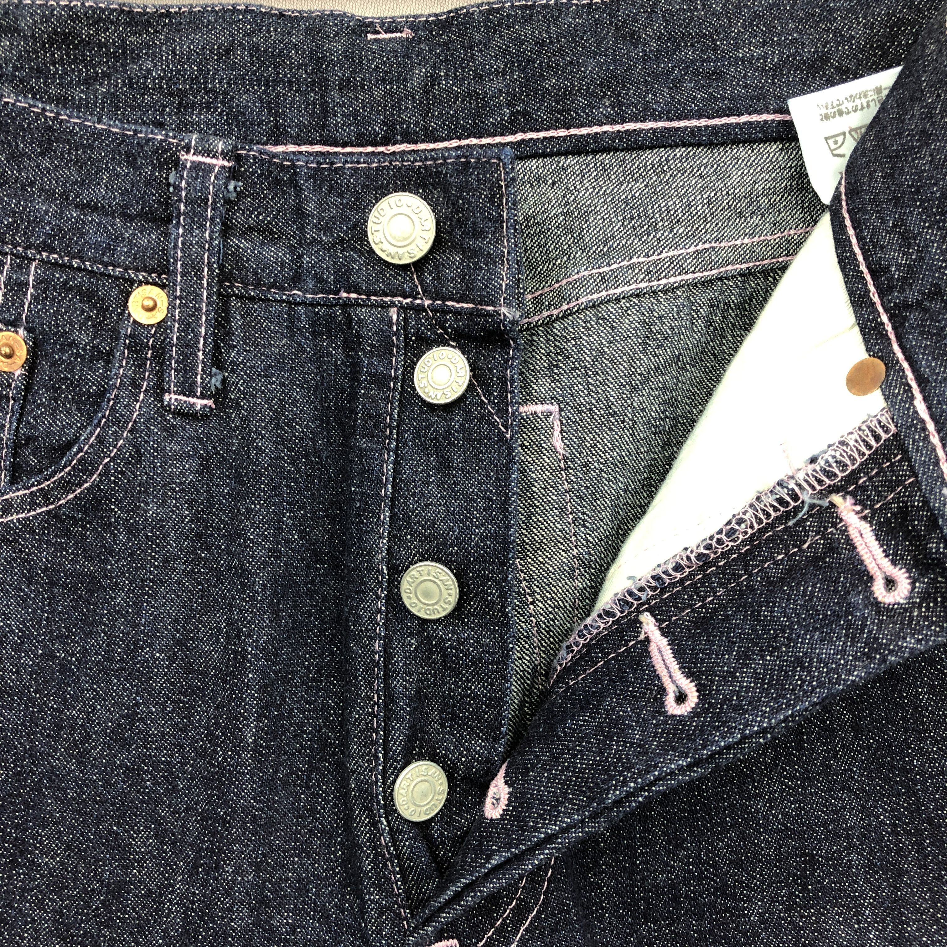 Studio D'Artisan Crazy NWT Vintage Y2K Studio D'Artisan Selvedge Jeans Denim Size 28" / US 6 / IT 42 - 5 Thumbnail