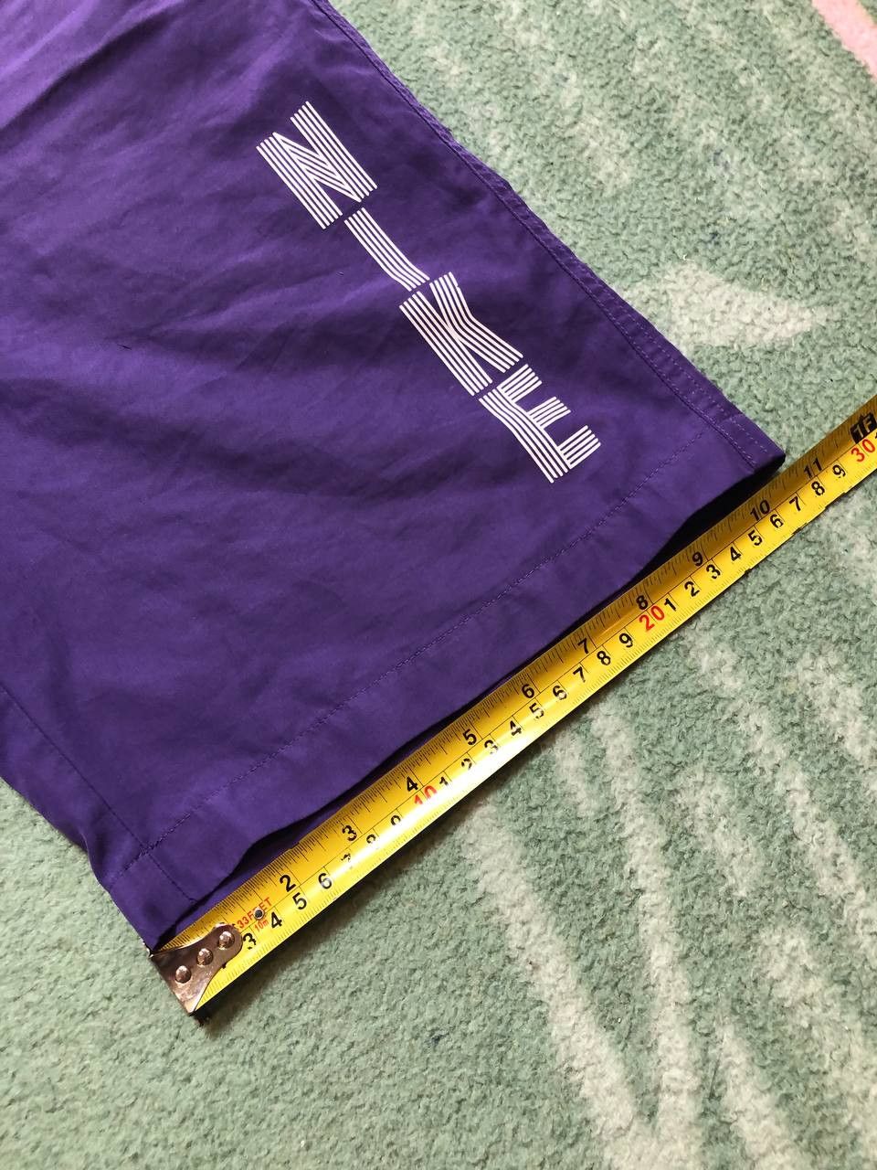 Nike NIKE vintage purple Shorts crazy Y2K streetwear Size US 30 / EU 46 - 13 Thumbnail