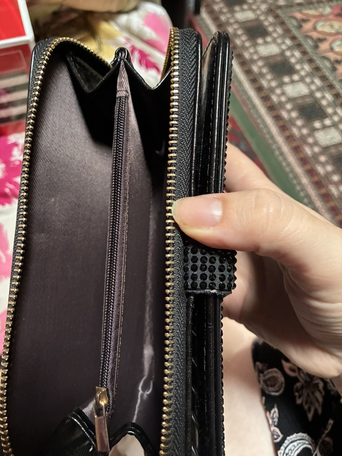 Other Black gemmed wallet Size ONE SIZE - 3 Thumbnail