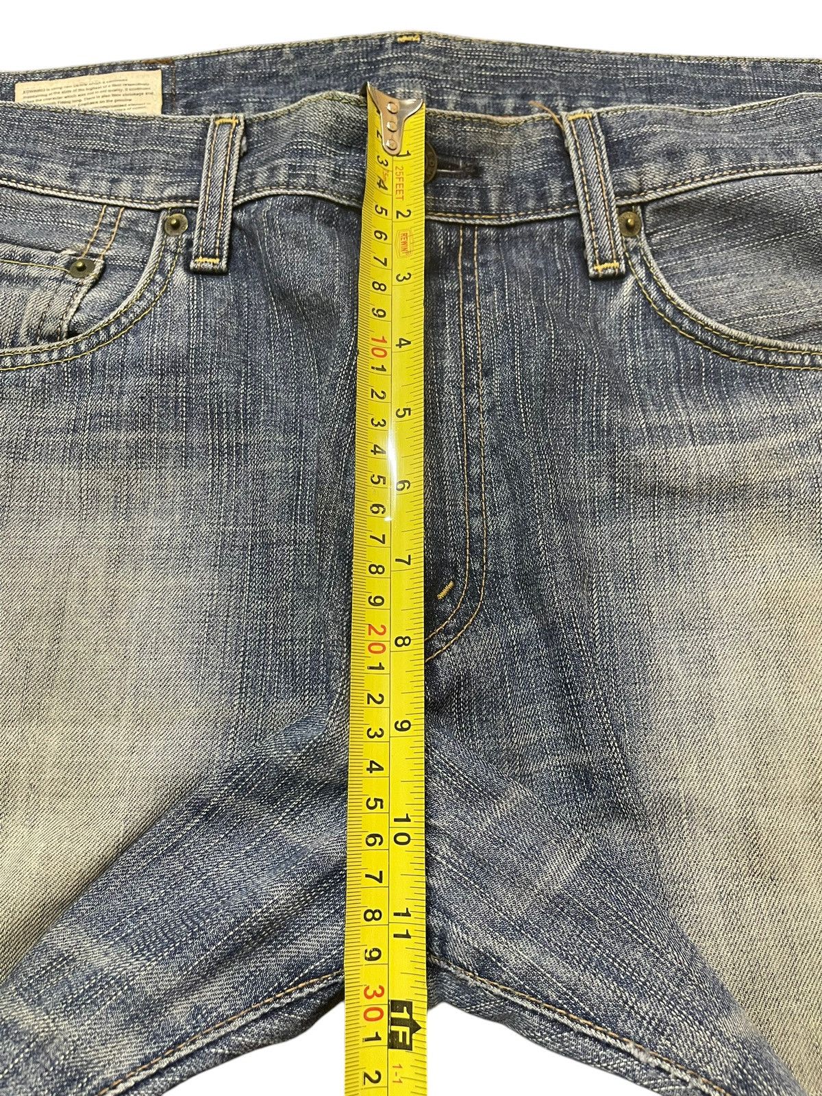 Vintage Edwin 503 Faded Wash Distressed Style Jeans
