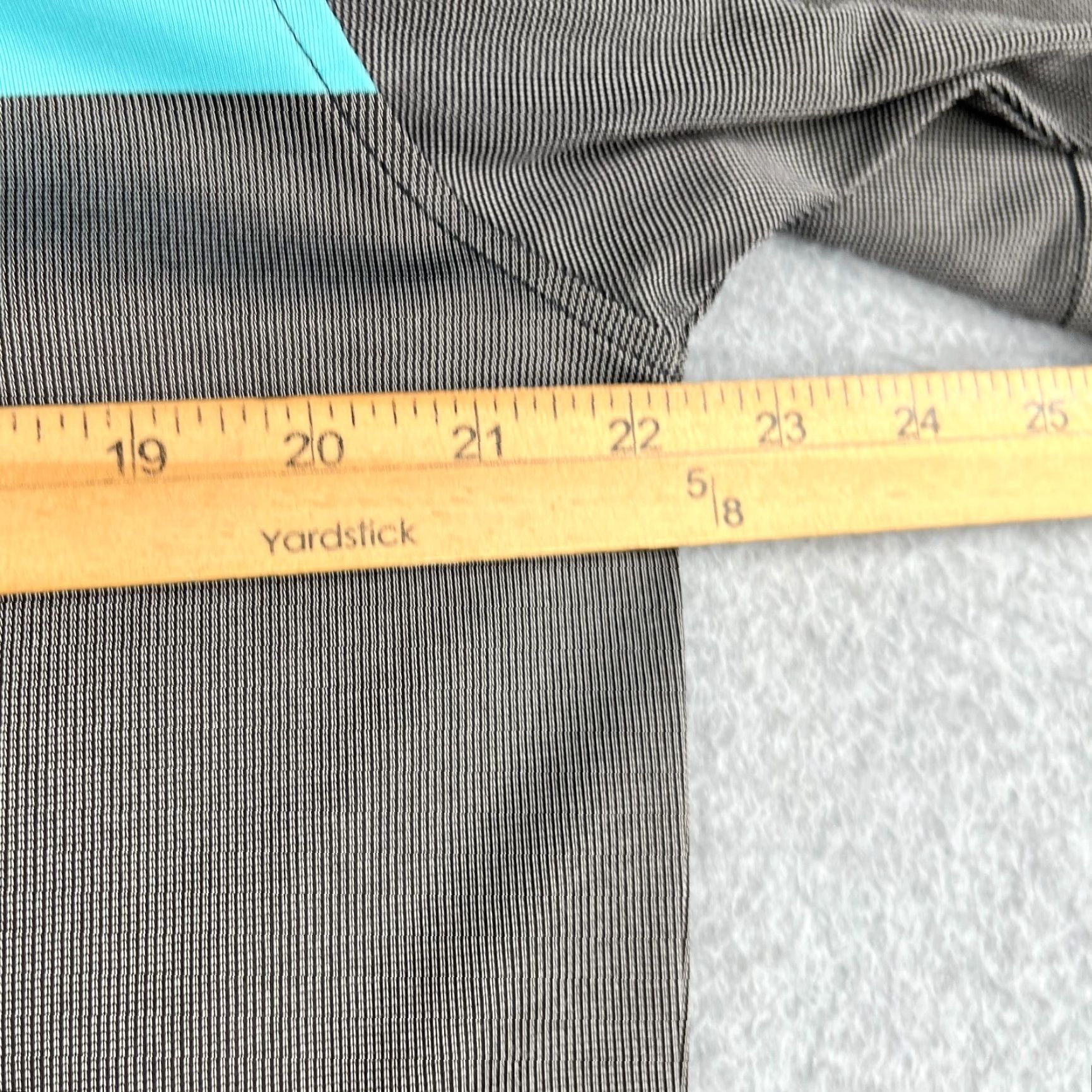 Footjoy FootJoy Polo Shirt Mens Medium Gray Teal Blue Accent Stretch Golf Shirt Casual Workwear Striped Logo 90s? Size US M / EU 48-50 / 2 - 6 Thumbnail