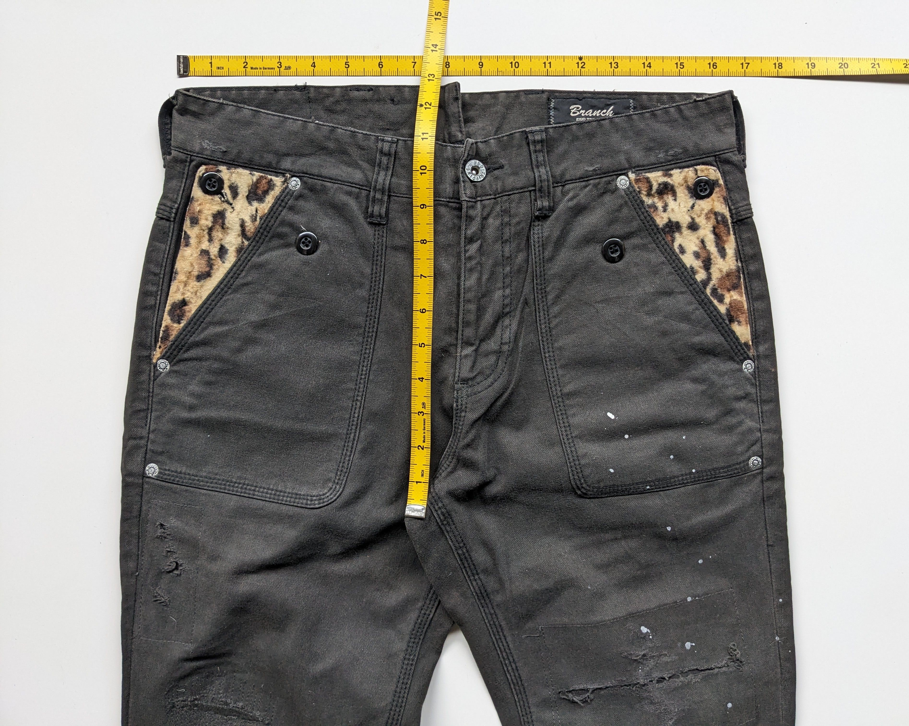 If Six Was Nine × Japanese Brand × Le Grande Bleu (L.G.B.) Branch Ego Trapping distressed buckle back Size US 33 - 10 Thumbnail