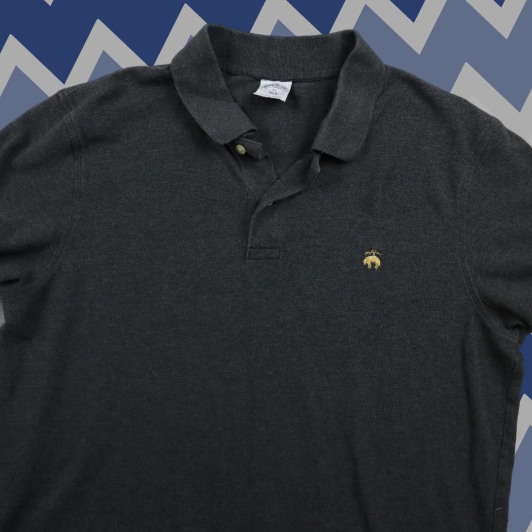Banana Republic Banana Republic Polo Shirt Mens XL 1818 Slim Fit Short Sleeve Gray Polo Shirt Size US XL / EU 56 / 4 - 1 Thumbnail