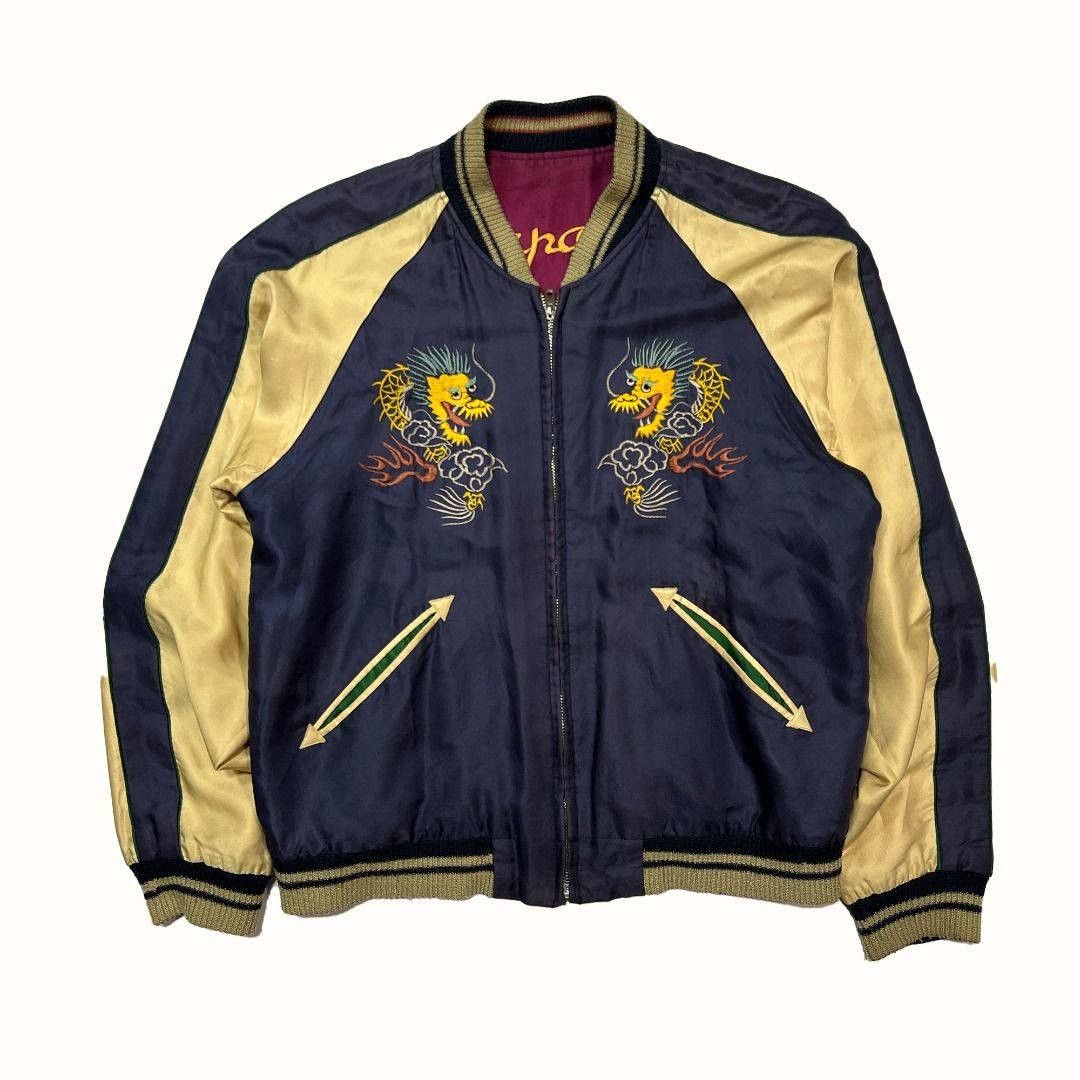 Tailor Toyo Tailor Toyo 2009 Sukajan Jacket Dragon x Pagoda T11696-170 Size US M / EU 48-50 / 2 - 3 Thumbnail