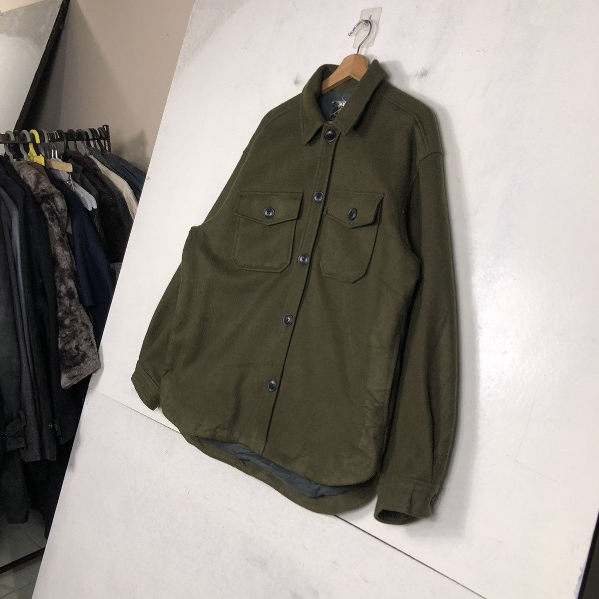 Japanese Brand 📌VINTAGE WOOL BIKET JACKET RAGEBLUE ISSEY MIYAKE Size US M / EU 48-50 / 2 - 3 Thumbnail
