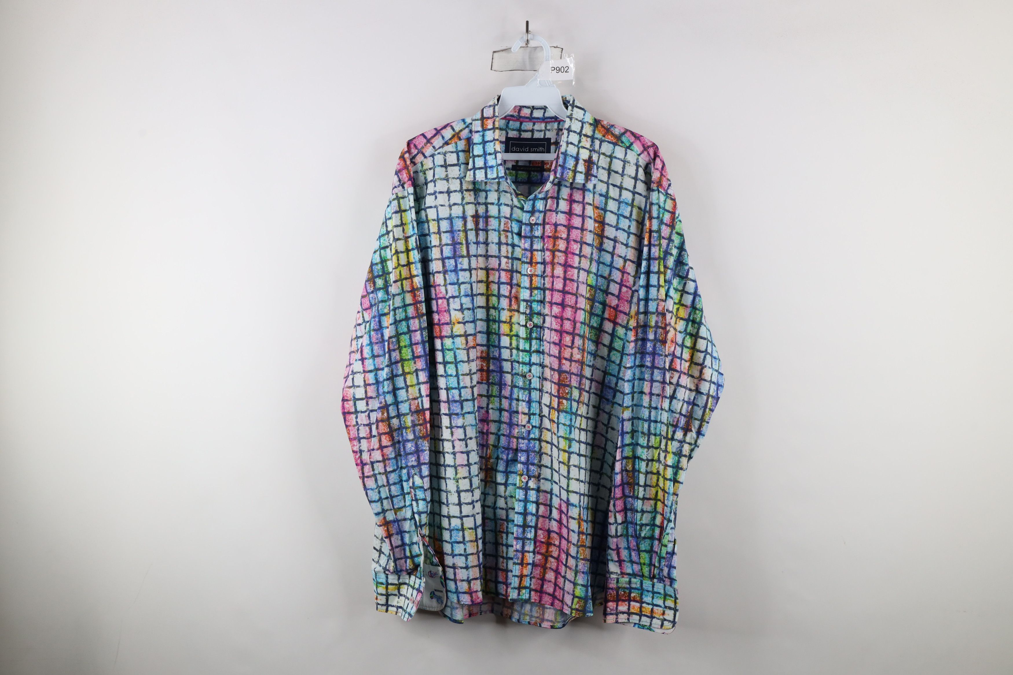 Vintage David Smith Australia Jelly Fish Flip Cuff Button Shirt Size US XL / EU 56 / 4 - 1 Thumbnail