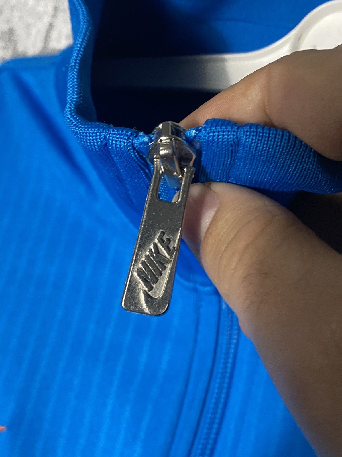 Nike Vintage Netherlands Nike Football Jacket Zip Bomber Size US L / EU 52-54 / 3 - 6 Thumbnail