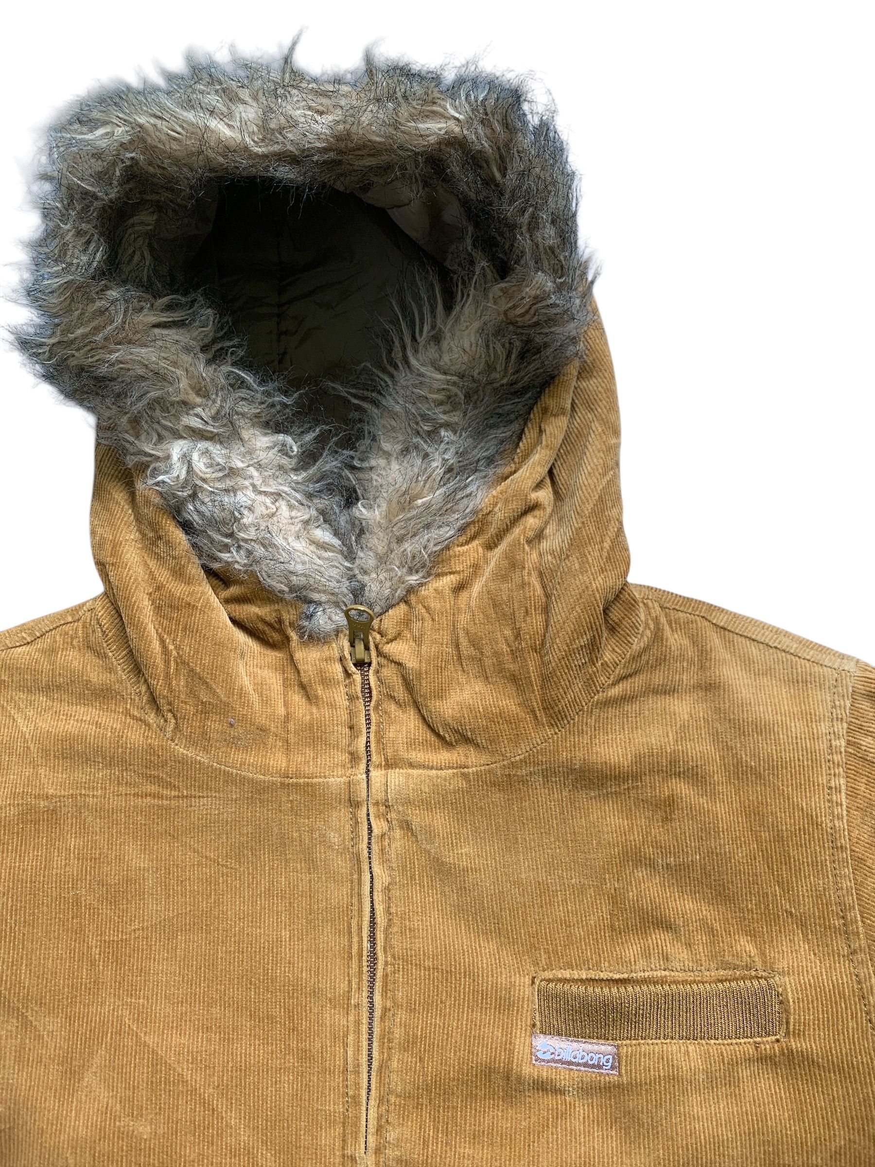 Billabong Rare Design Corduroy Billabong Hoodie Jackets Size M / US 6-8 / IT 42-44 - 7 Thumbnail