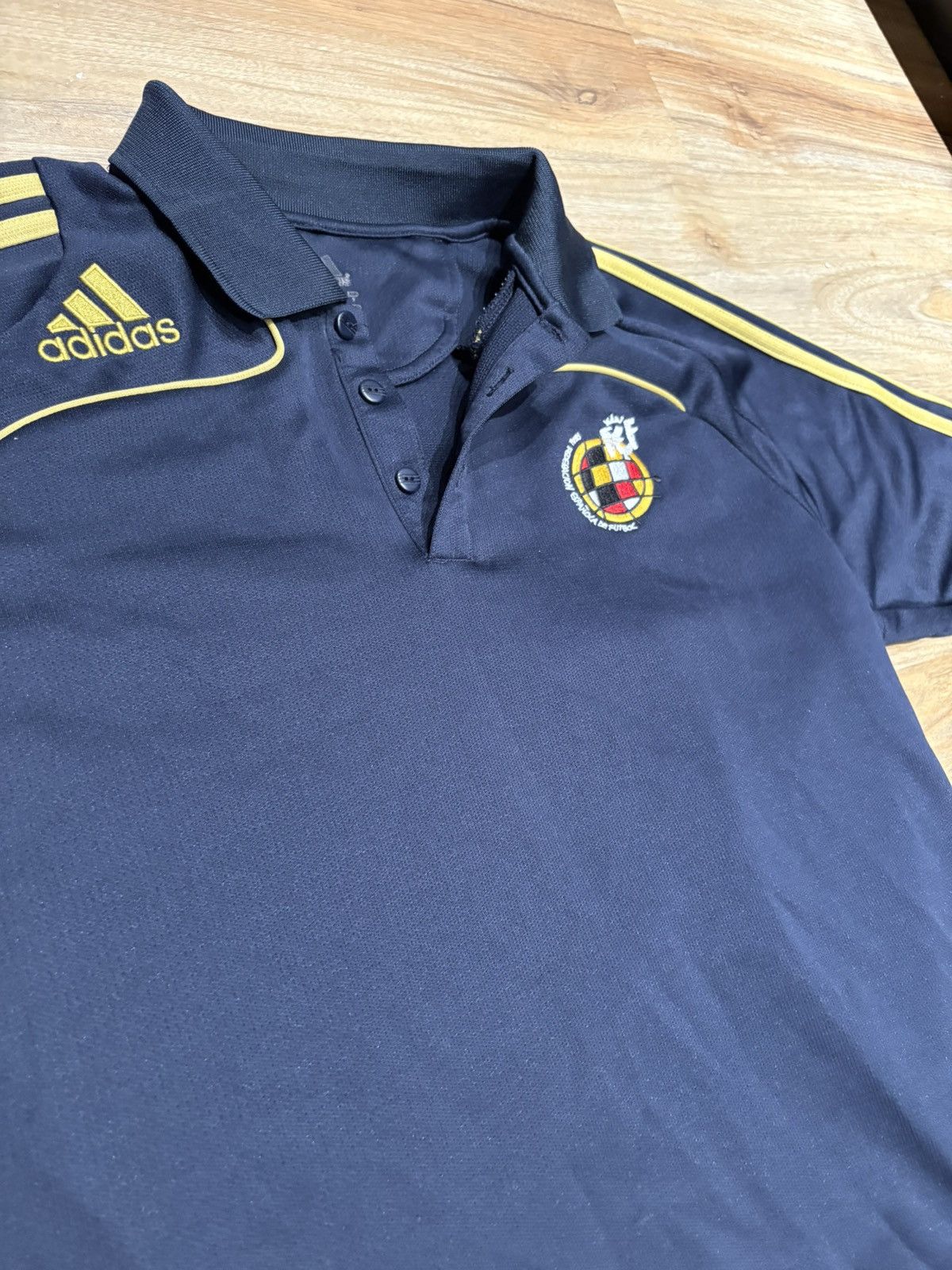 Adidas Vintage Spain National Team Football Polo Size US L / EU 52-54 / 3 - 2 Thumbnail