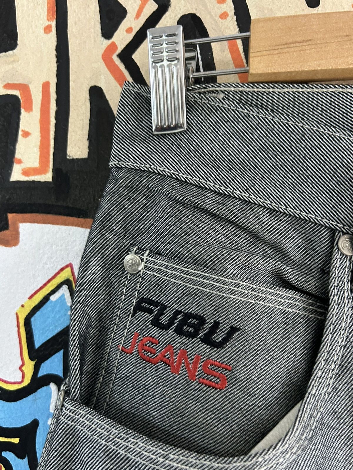 Vintage Fubu 90s Carpenter Jeans Size US 28 / EU 44 - 4 Thumbnail