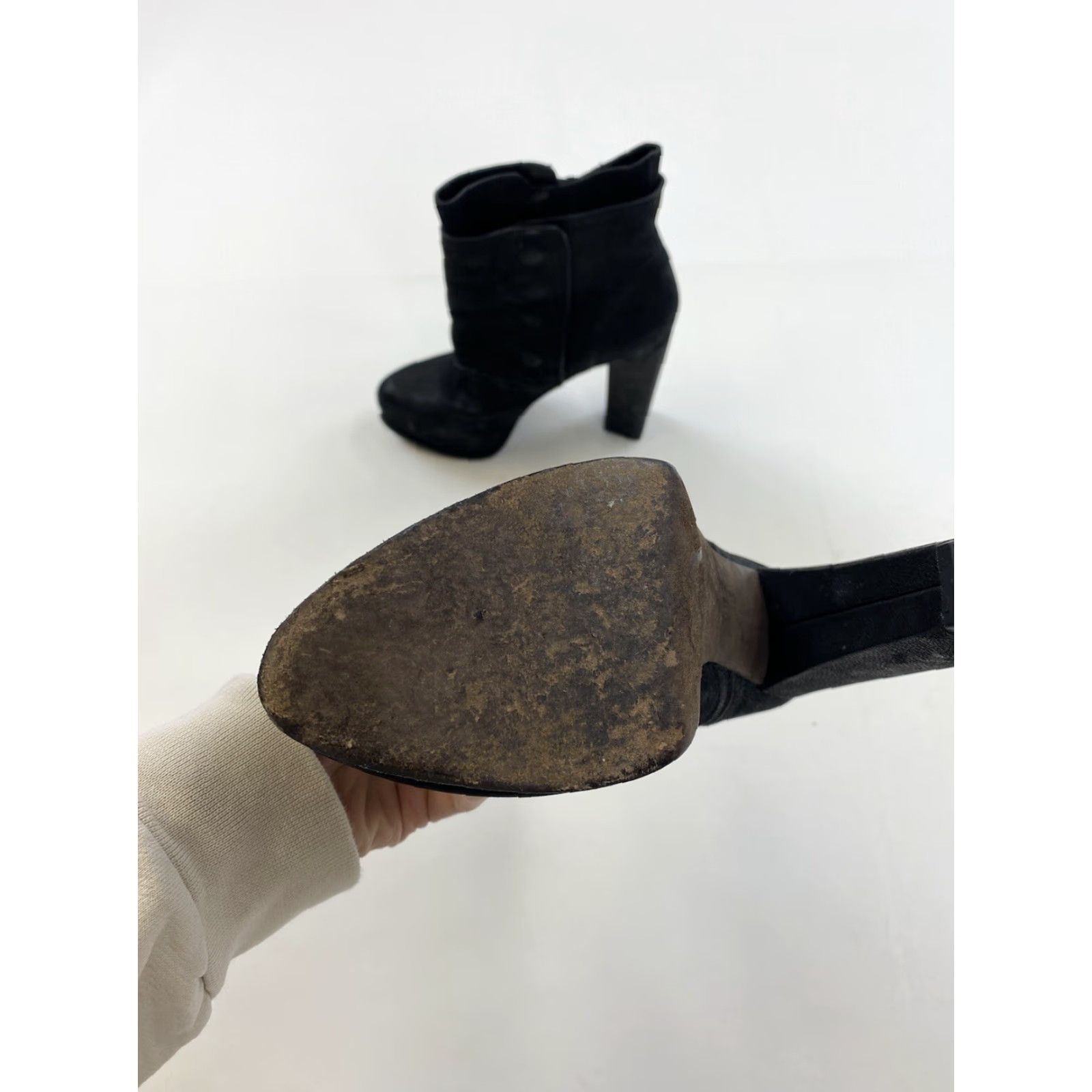 Vera Wang VERA WANG Ankle Boots Bootie Women 6 Black Suede Size US 6 / IT 36 - 7 Thumbnail