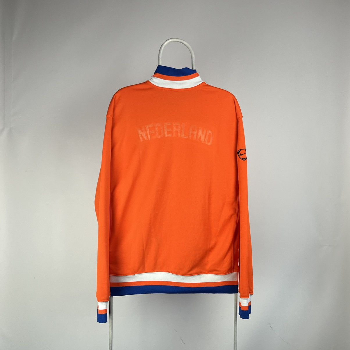 Nike Vintage Nike Neatherlands 2006/2007 Training Jacket Soccer Size US XL / EU 56 / 4 - 2 Thumbnail
