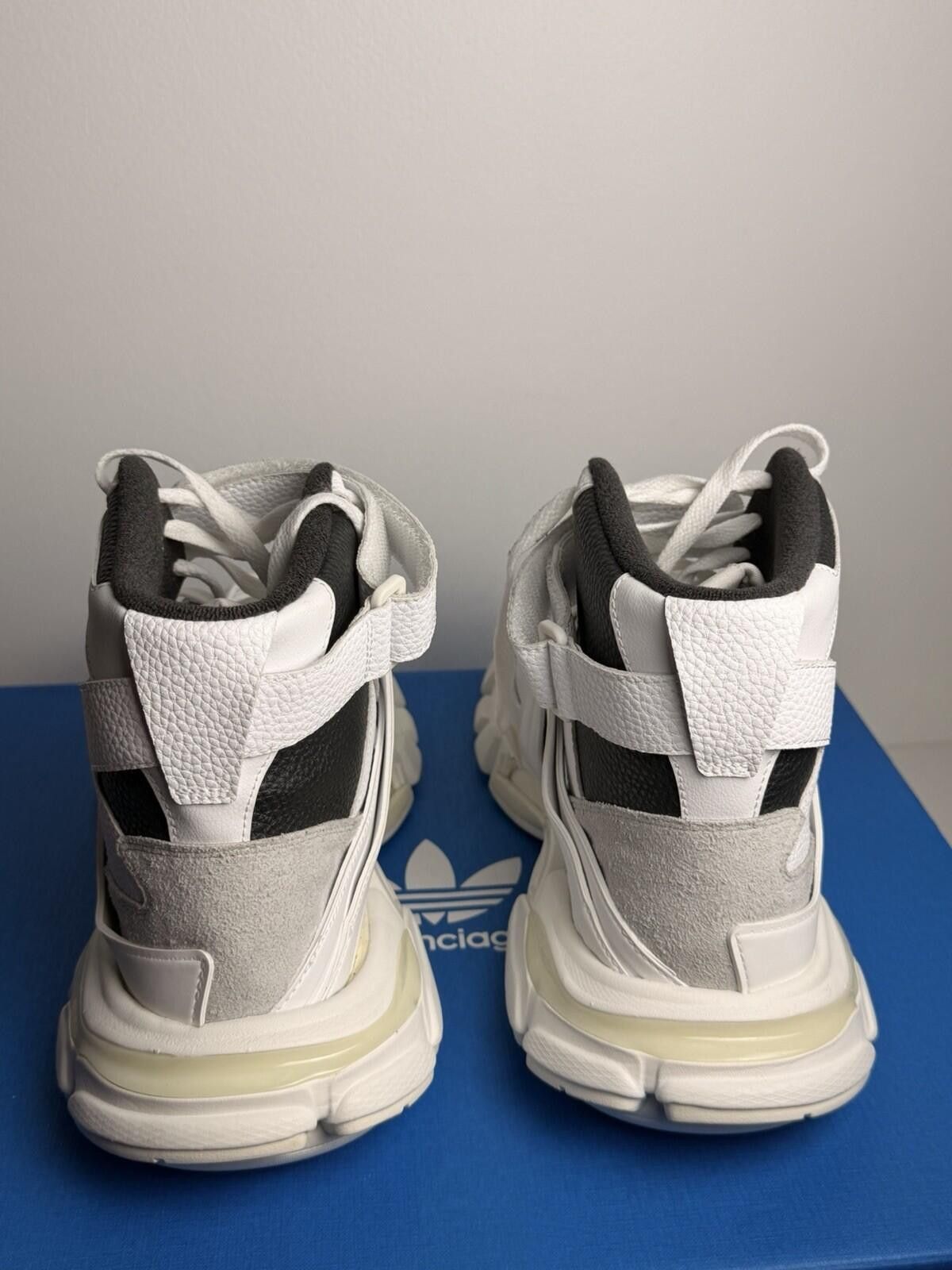 Balenciaga Balenciaga x Adidas Track Hike Sneakers Blue/White SZ 43 New Size US 10 / EU 43 - 4 Thumbnail