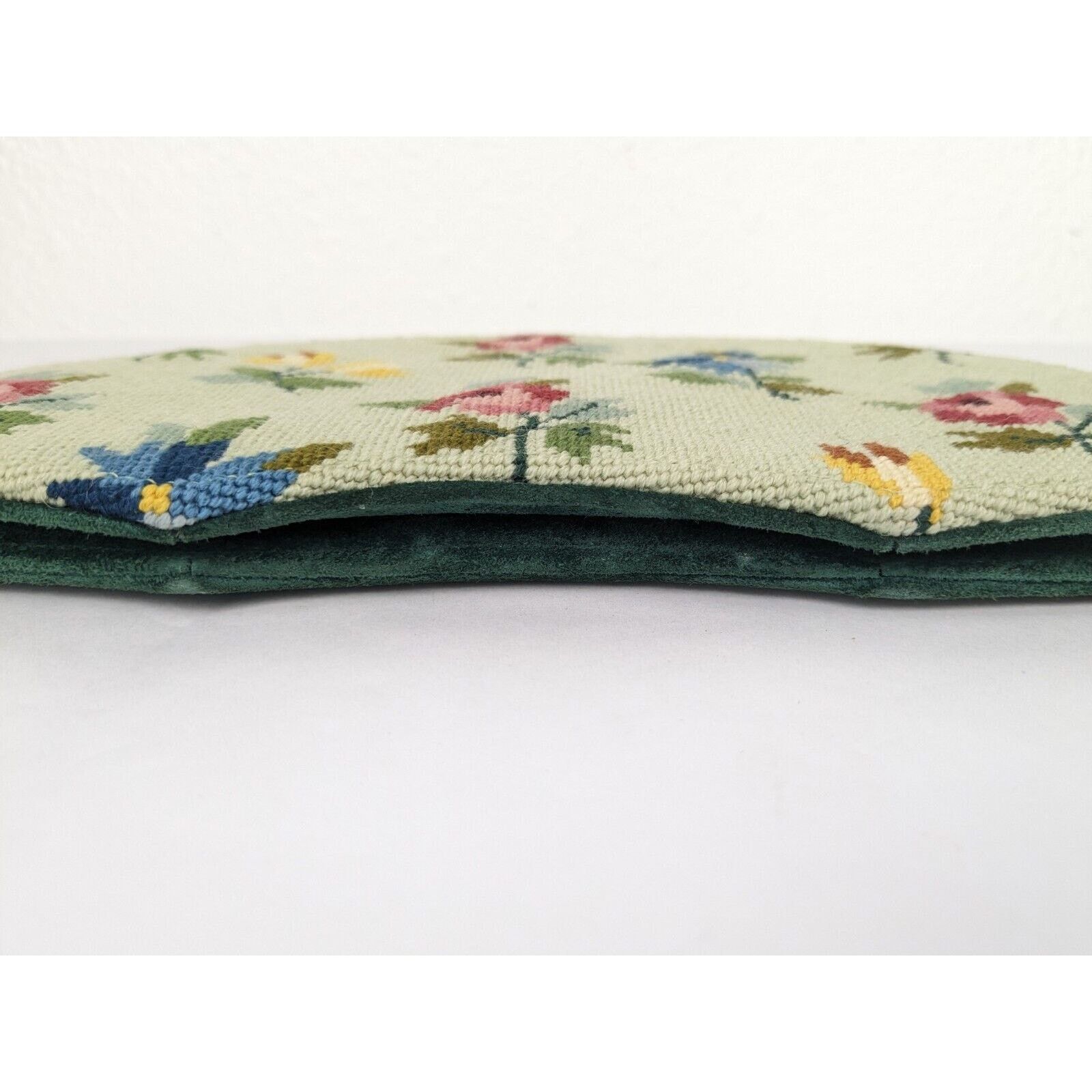 Other Lulu Guinness Tapisserie Clutch Handbag Needlepoint Suede Size ONE SIZE - 9 Thumbnail