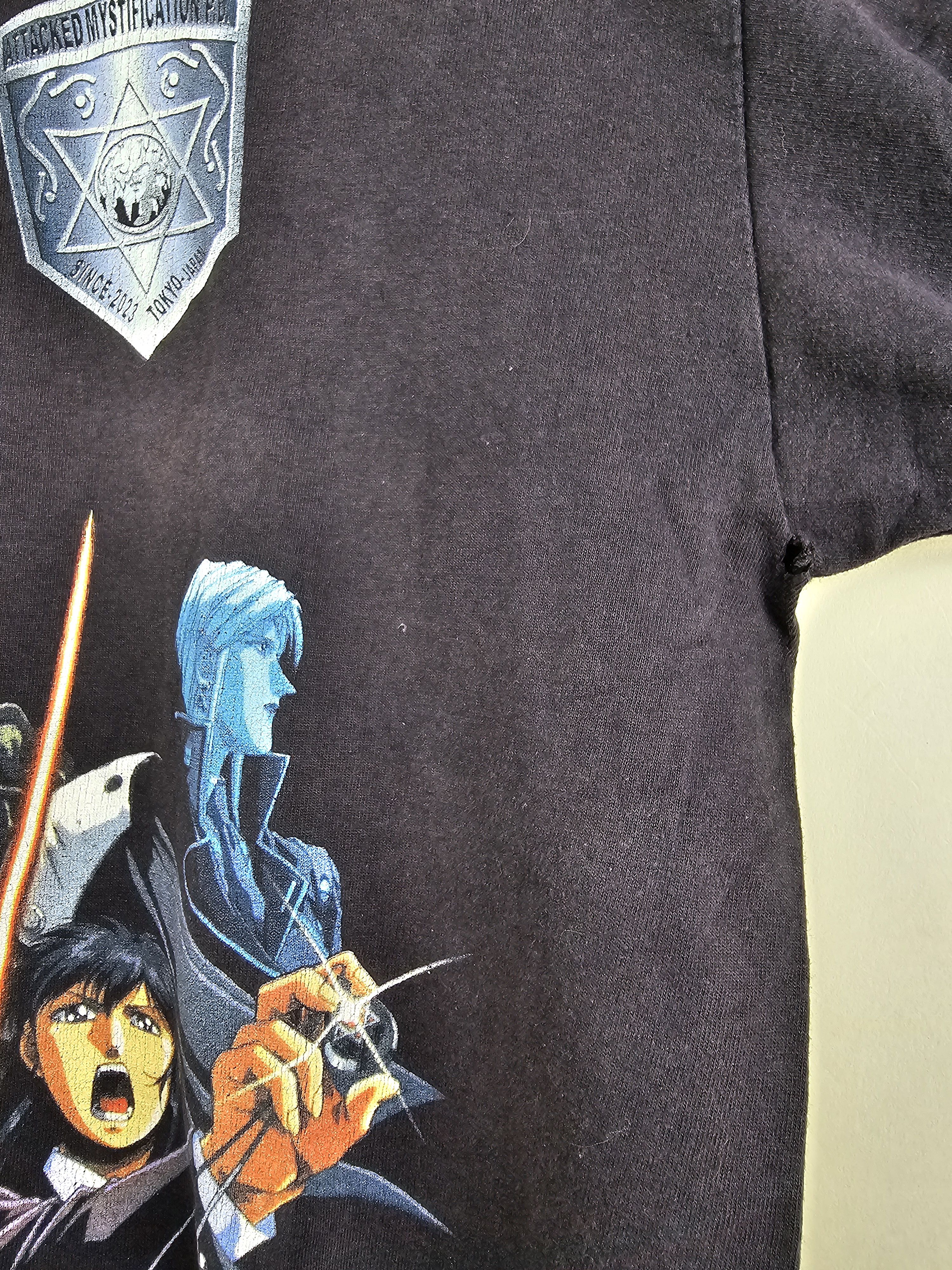 Anime × Vintage 90s Silent Mobius Anime Tee L 21.5" 28" Size US L / EU 52-54 / 3 - 8 Thumbnail