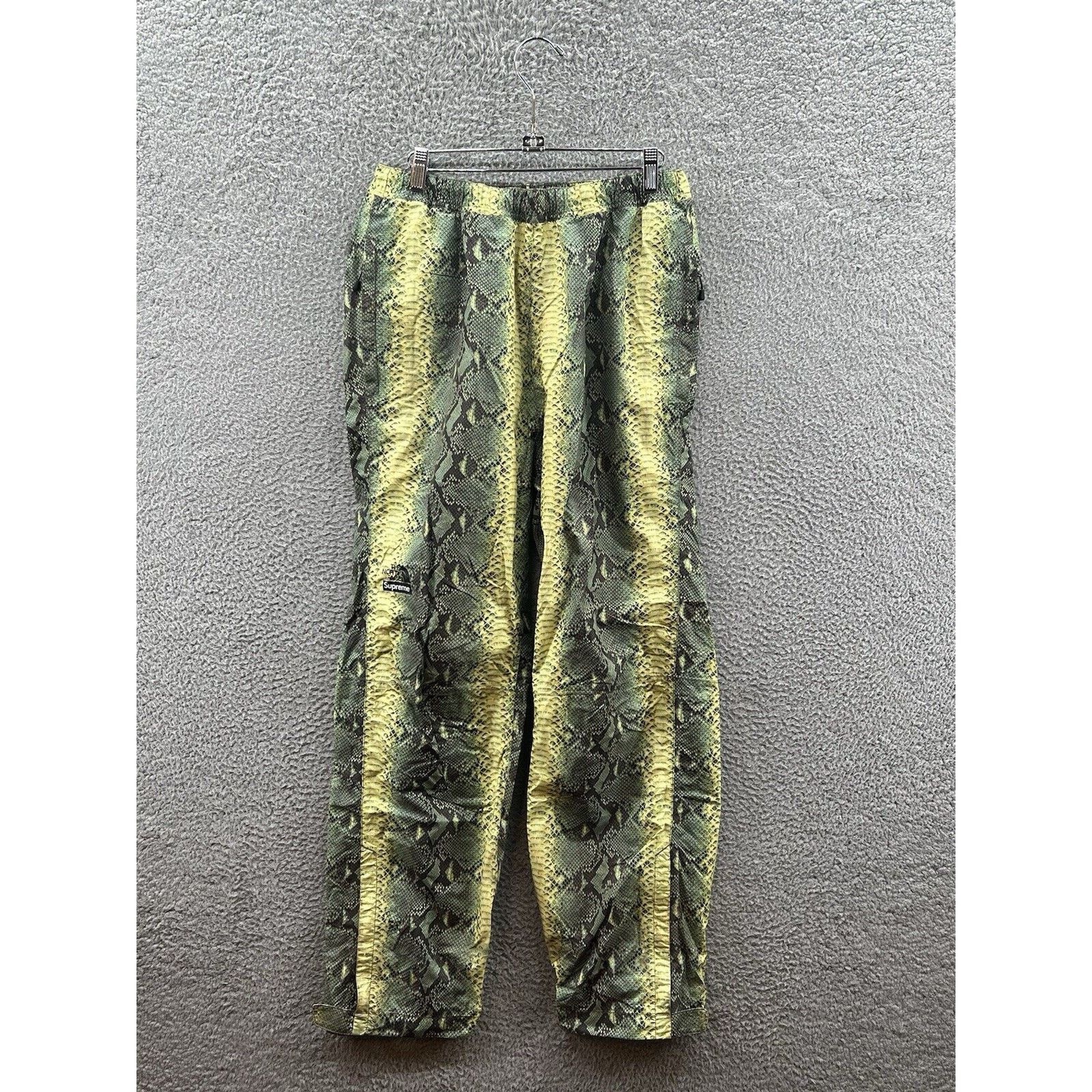 Supreme Supreme North Face Snakeskin Taped Seam Pants Green Medium | Grailed