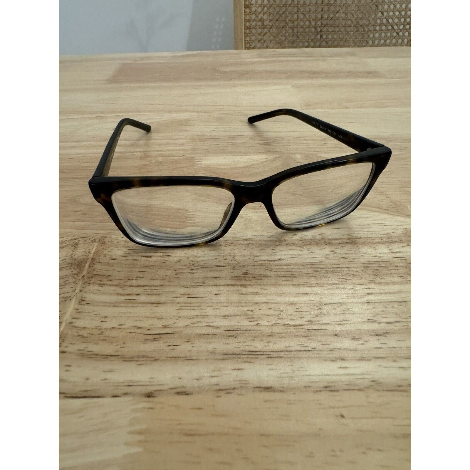 Prada Prada Eyeglasses Frames VPR 17V-F 2AU-1O1 Tortoise Square Size ONE SIZE - 1 Thumbnail