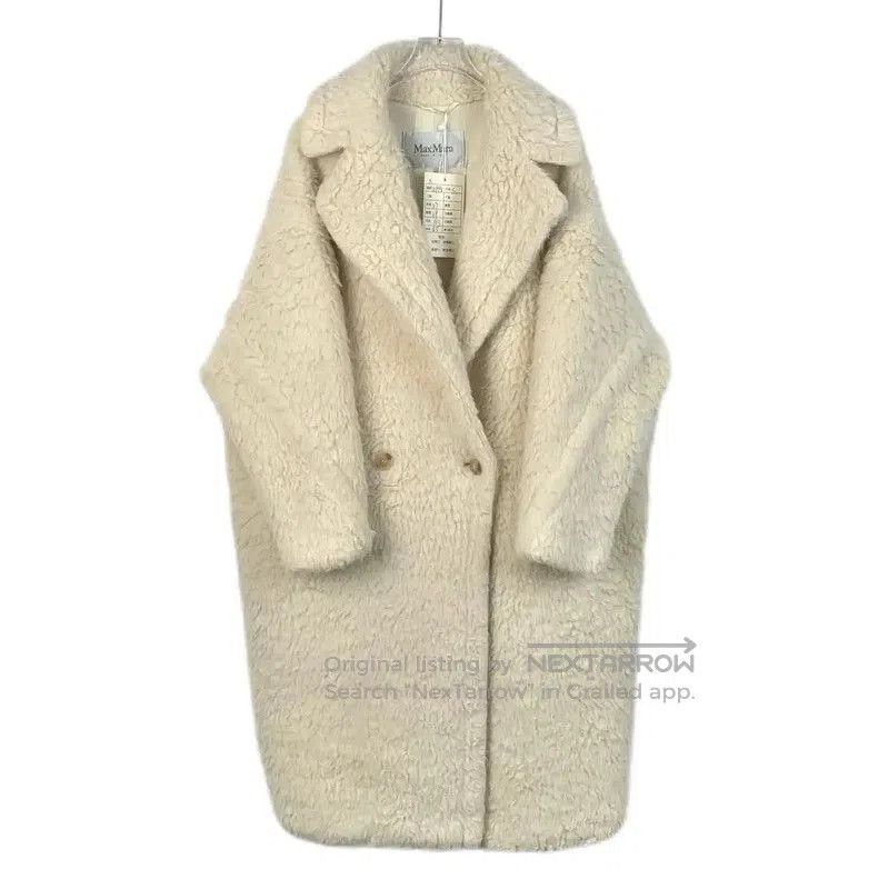 Max Mara MaxMara Cream Alpaca Wool Ladies Coat . Size S / US 4 / IT 40 - 1 Thumbnail