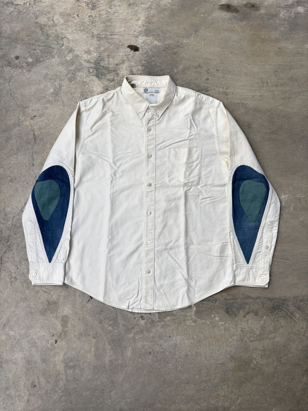Visvim Visvim Albacore B.D. Shirt Indigo Blue Elbow Patches SS20 Size US L / EU 52-54 / 3 - 1 Thumbnail