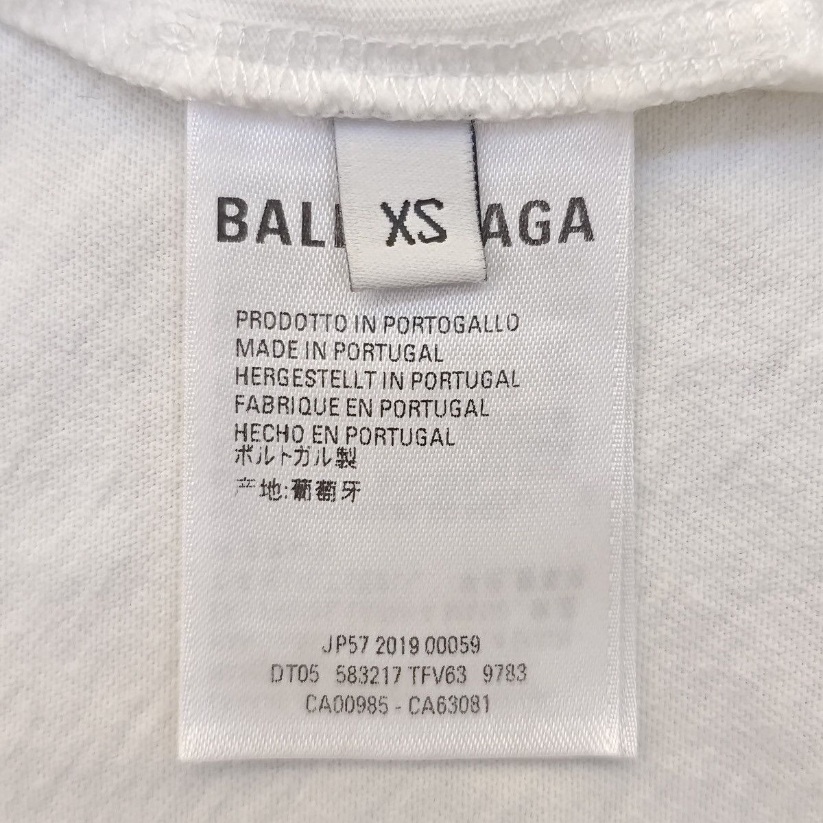 Balenciaga Balenciaga Signature Logo Short Sleeve T-shirt K26WX Size XS / US 0-2 / IT 36-38 - 6 Thumbnail