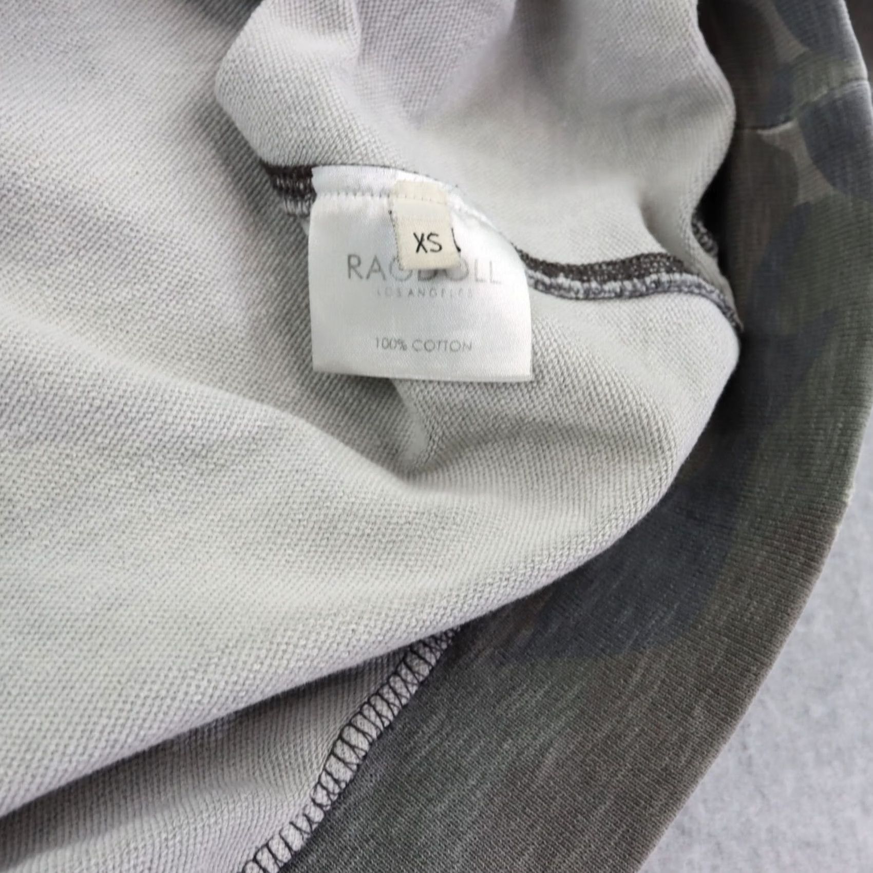 Vintage RAGDOLL XS Green Camo Sweatshirt - Mens Vintage Size XS / US 0-2 / IT 36-38 - 4 Thumbnail