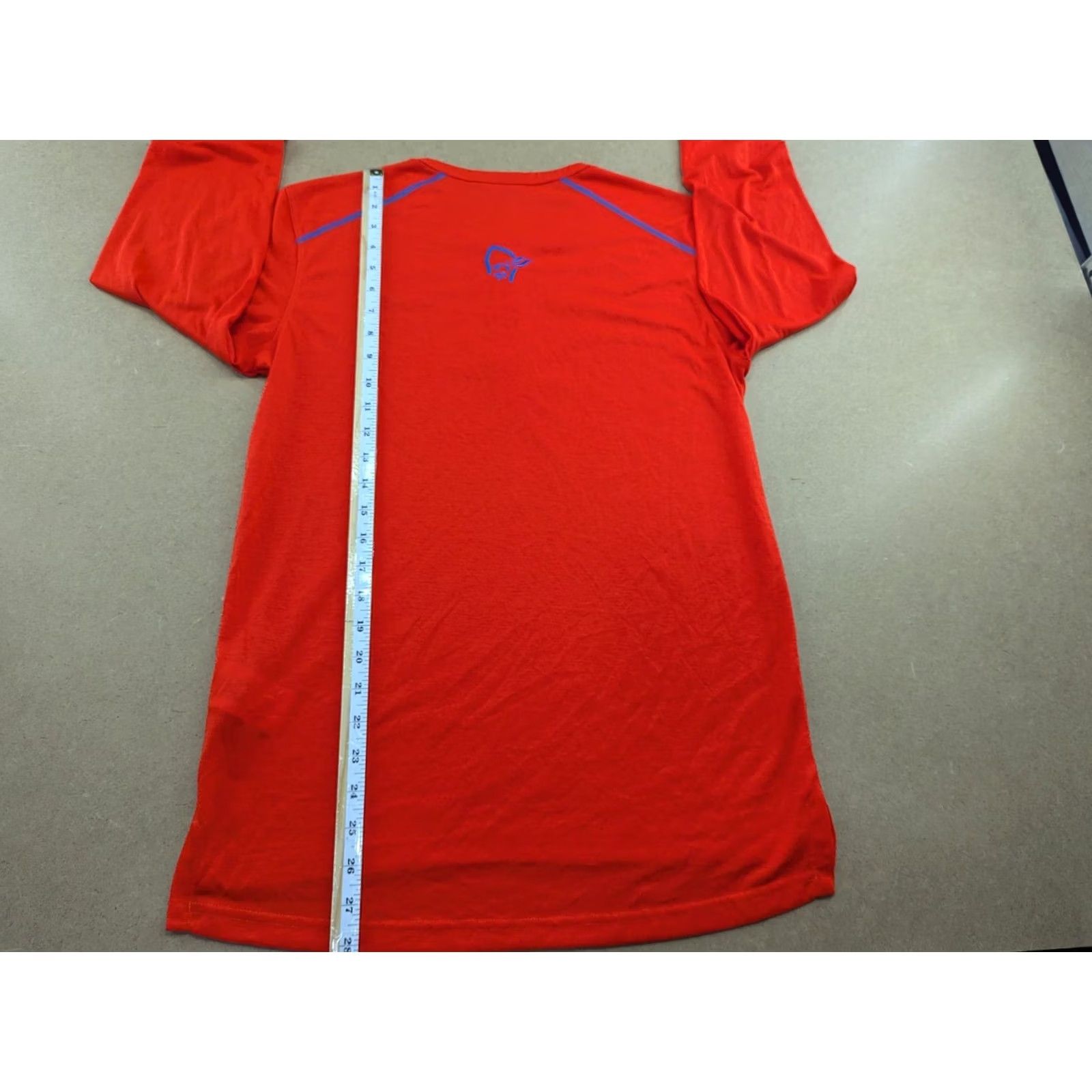 Vintage Norrona Falketind Long Sleeve Shirt Top Mens Small Pullover Outdoor Hiking Orange Wool Polyester Blended Quick Dry Stretch Outdoor Mens Size US S / EU 44-46 / 1 - 3 Thumbnail