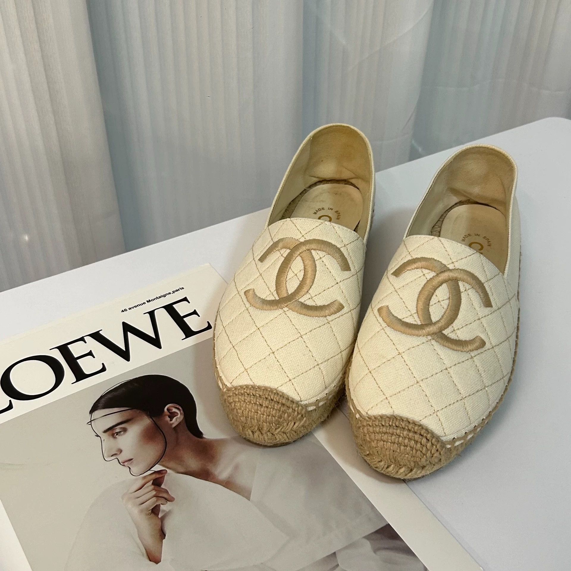 Chanel CHANEL Beige Fisherman Shoes Women's 36 Near New Size US 5.5 / IT 35.5 - 3 Thumbnail