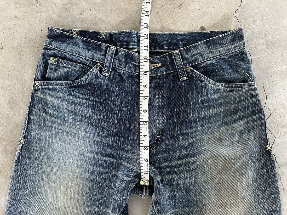 If Six Was Nine Flare Jeans Lee Riders Bootcut Denim Jeans Size US 31 - 4 Thumbnail