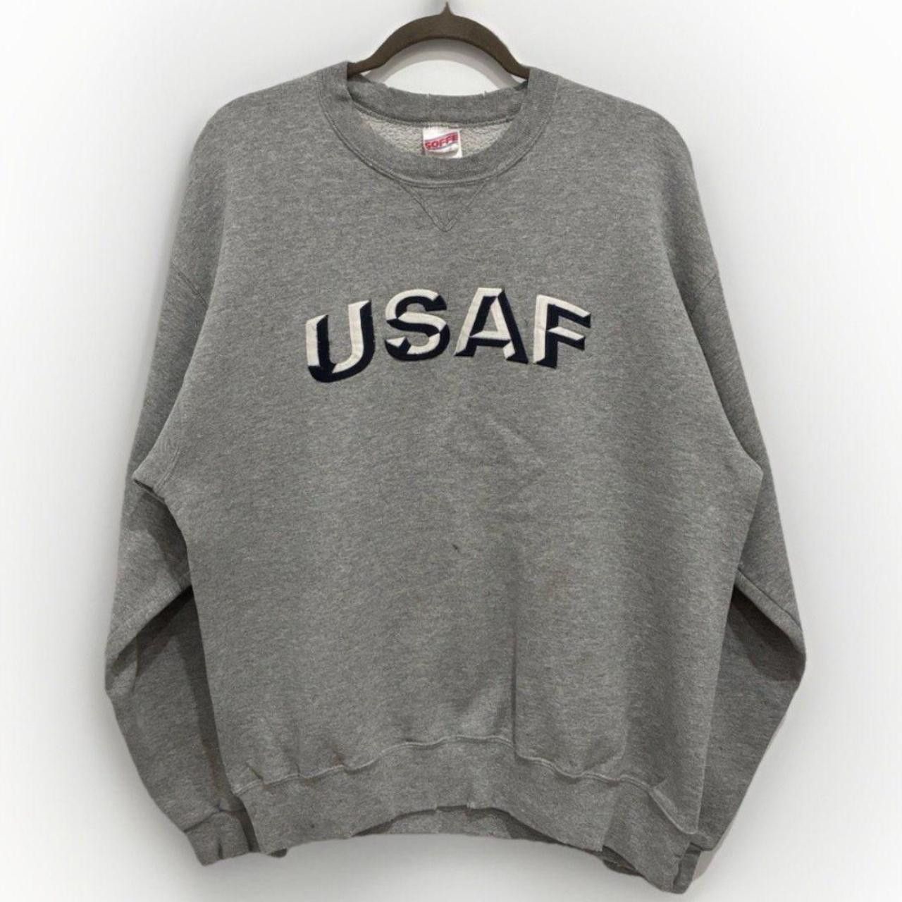 Soffe US Air Force Vintage Soffe Men's Grey Sweatshirt Size US L / EU 52-54 / 3 - 1 Thumbnail