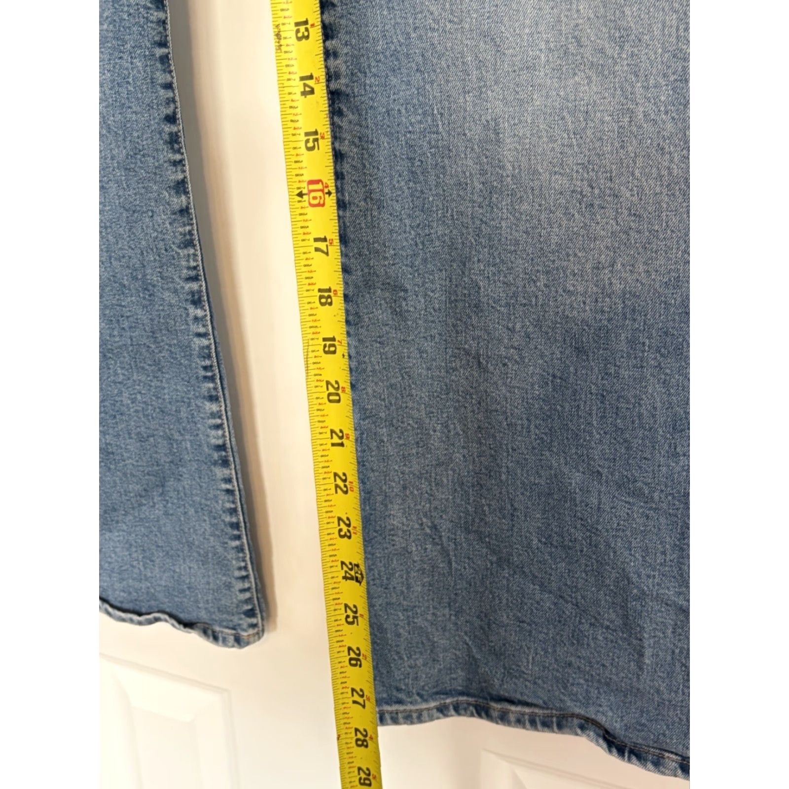 Gap Gap Jeans Bootcut 14/32 Women's High Rise Light Wash Denim 70s Flare Vintage No Size 36" / US 14 / IT 50 - 4 Thumbnail