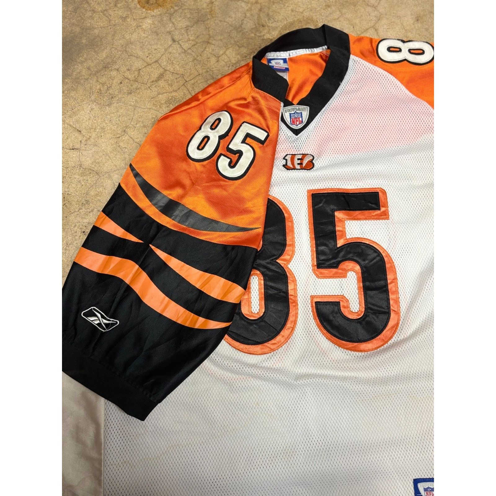 Reebok Reebok Johnson 85 Cincinnati Bengals Jersey NFL Size 54 XXL Size US XL / EU 56 / 4 - 5 Thumbnail