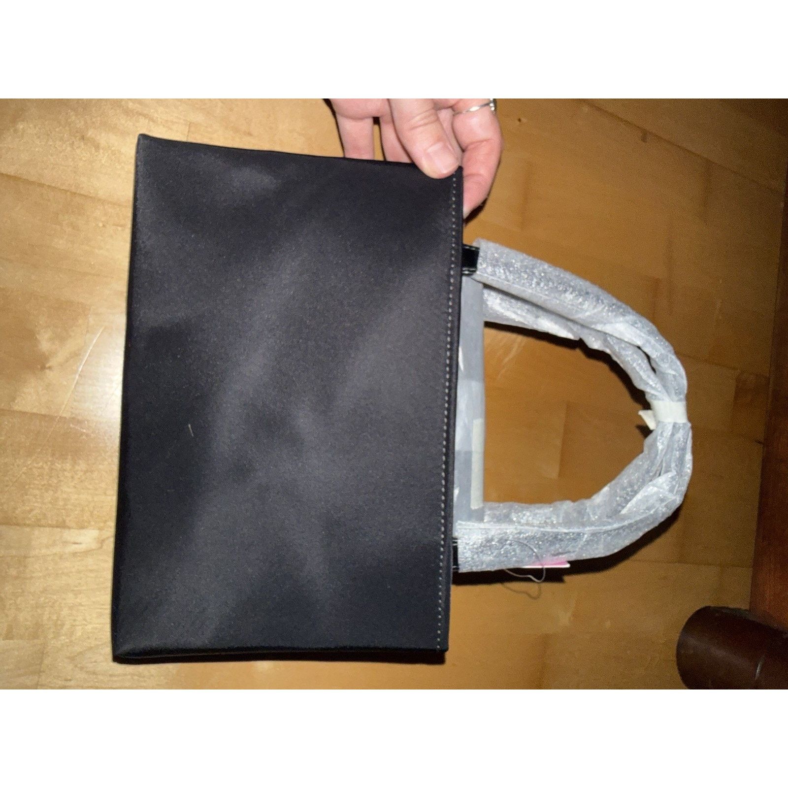 Kate Spade NWT Kate Spade New York Mini Sam Icon Pearl Nylon Tote Black Size ONE SIZE - 6 Thumbnail