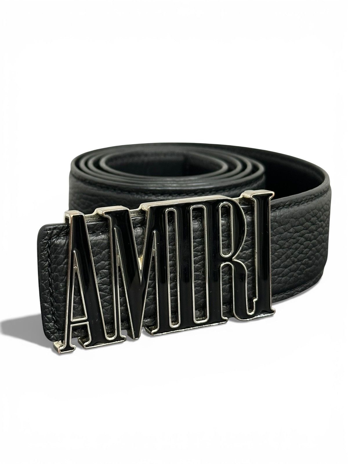 Amiri Mike Amiri Black Logo Belt Size 28 - 2 Thumbnail