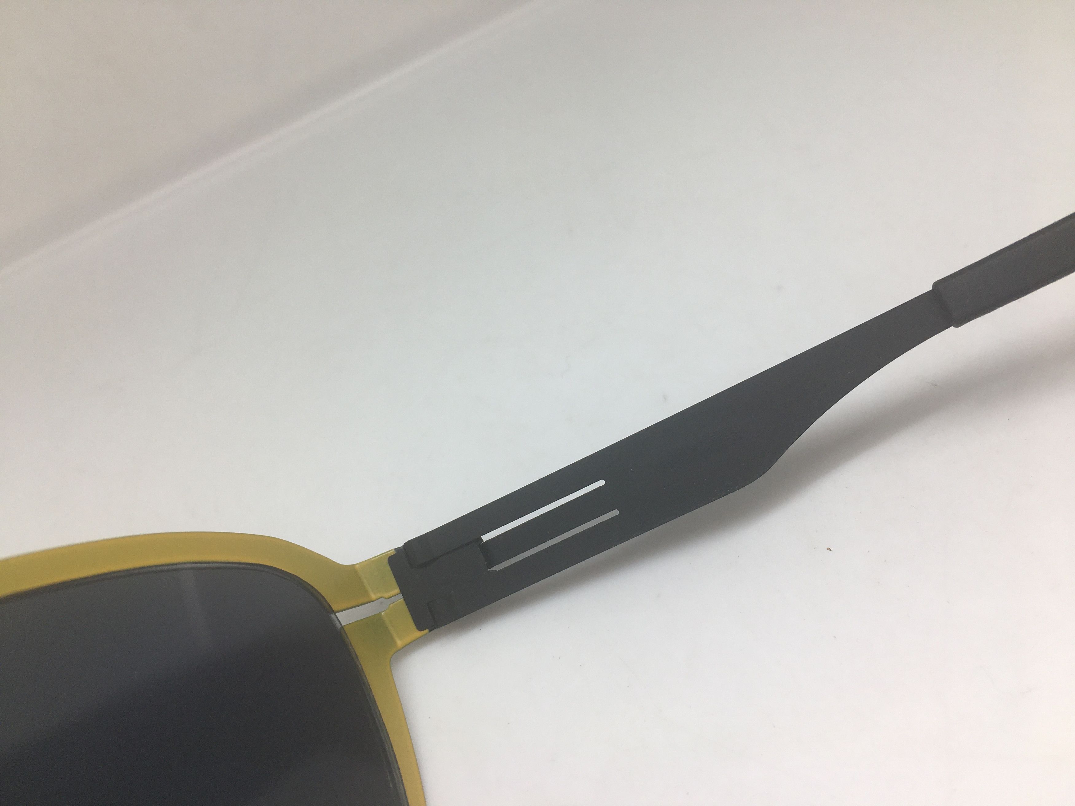 Other Matte Black Yellow Alloy Sunglasses Frame Size ONE SIZE - 6 Thumbnail