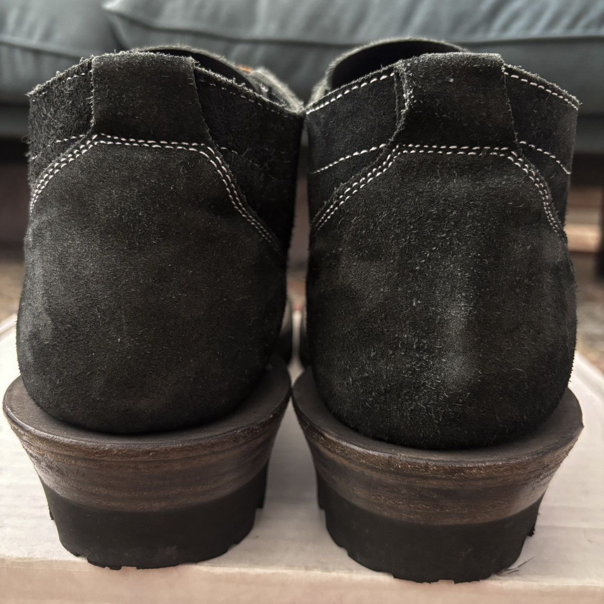 Guidi Double Stitched Welt Working Derby Box Calf Suede boots Size US 10 / EU 43 - 3 Thumbnail
