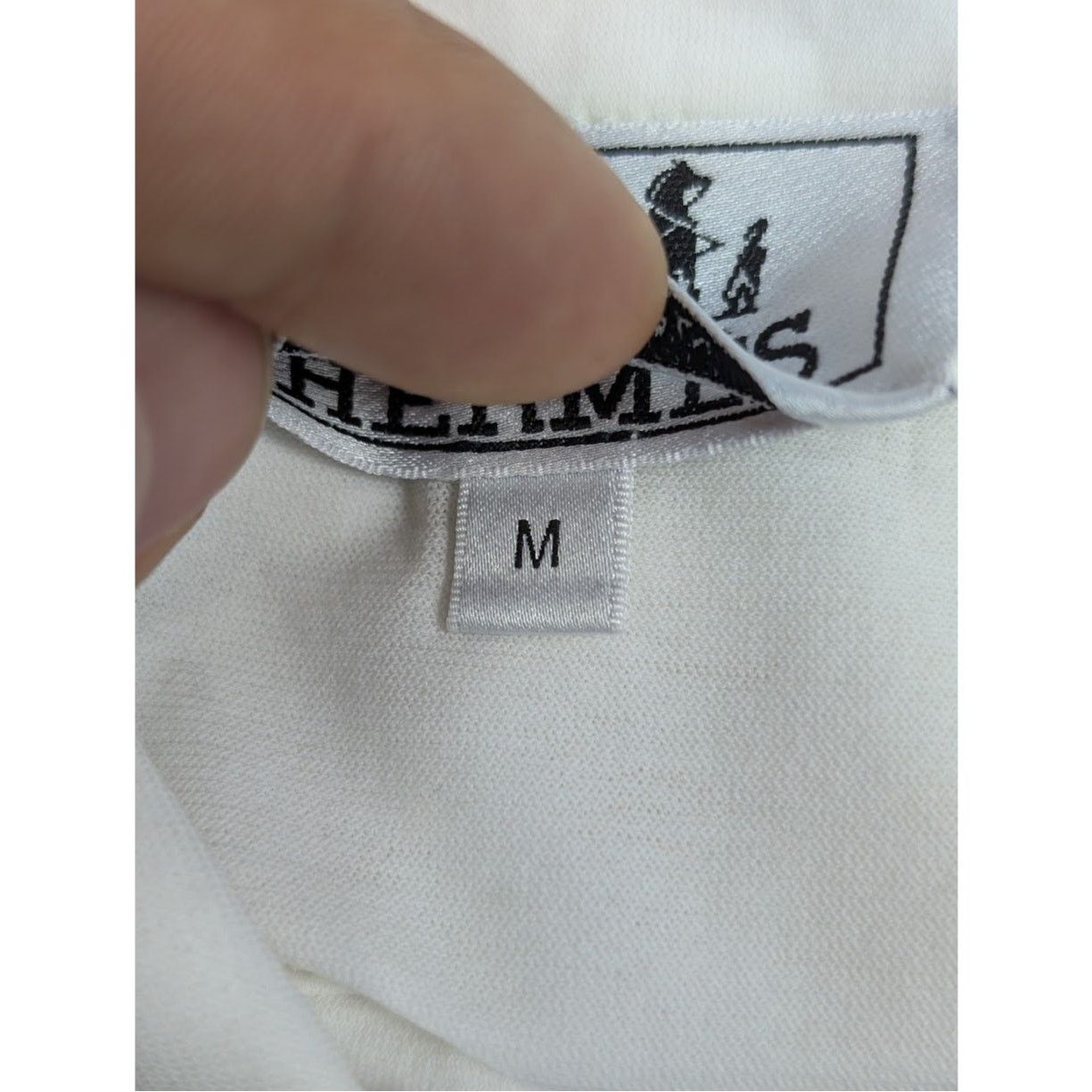 Hermes o1rshd1 CC20 Polo Shirt in White Size US M / EU 48-50 / 2 - 10 Thumbnail