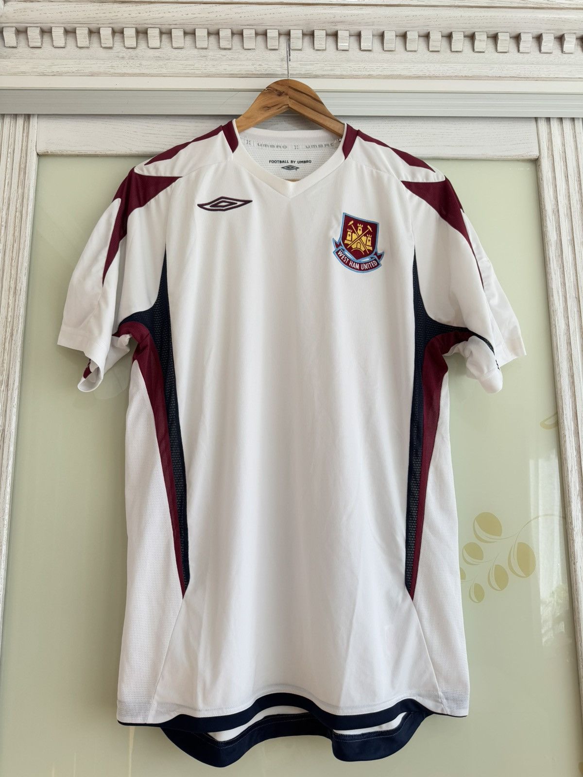 Umbro × Vintage West Ham United 2007-2008 Soccer Jersey Football Kit Shirt Size US XL / EU 56 / 4 - 5 Thumbnail