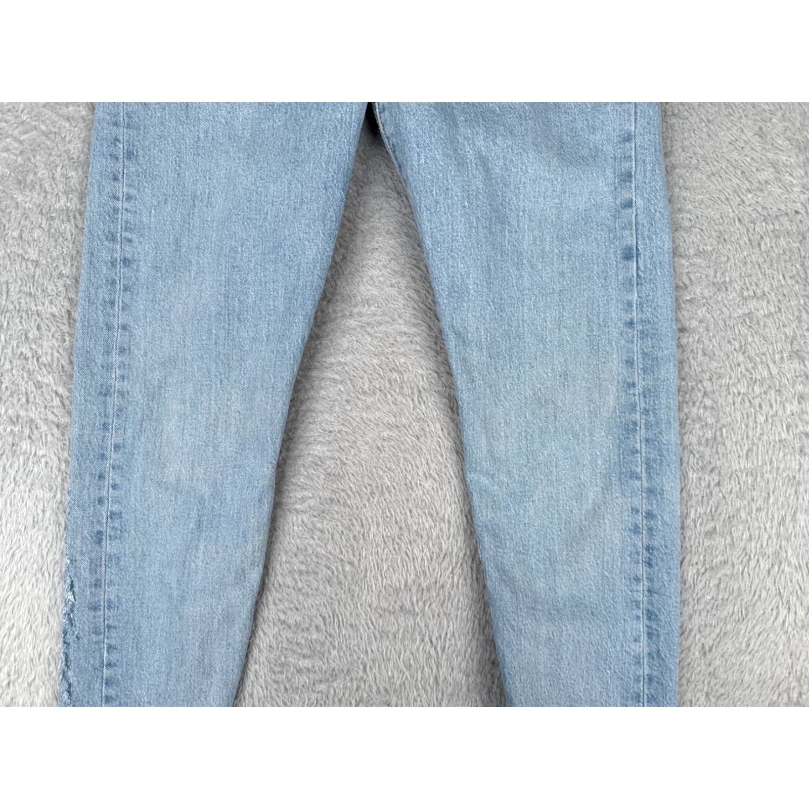 Levi's Levi's Wedgie Fit Women's Jeans 28 Blue Denim Skinny Mid Rise Distressed 28x27 Retro Size 28" / US 6 / IT 42 - 3 Thumbnail