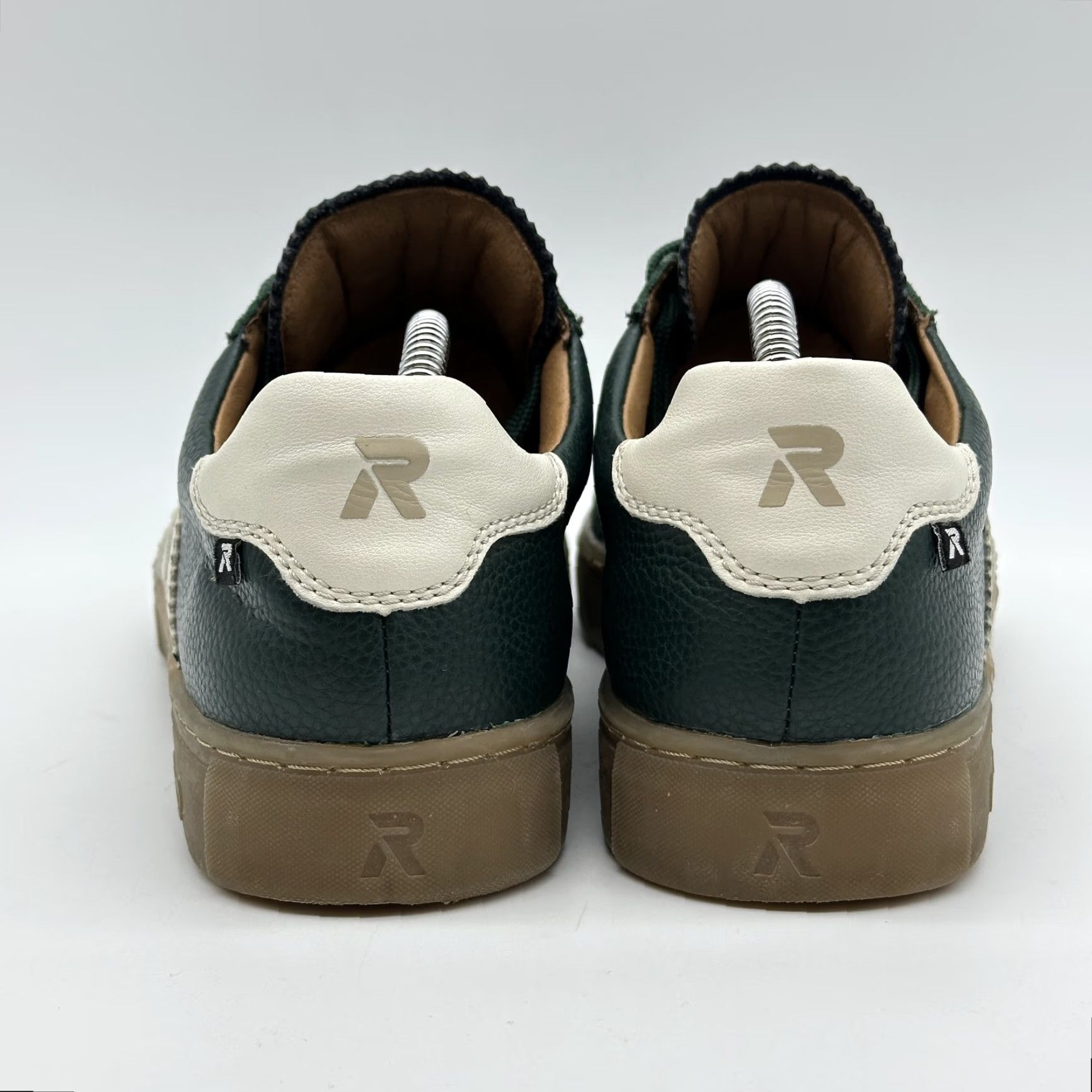 Rieker Rieker Evolution Mens Size 42 US 9 Green Leather Low Top Sneakers Gum Sole Size US M / EU 48-50 / 2 - 2 Thumbnail